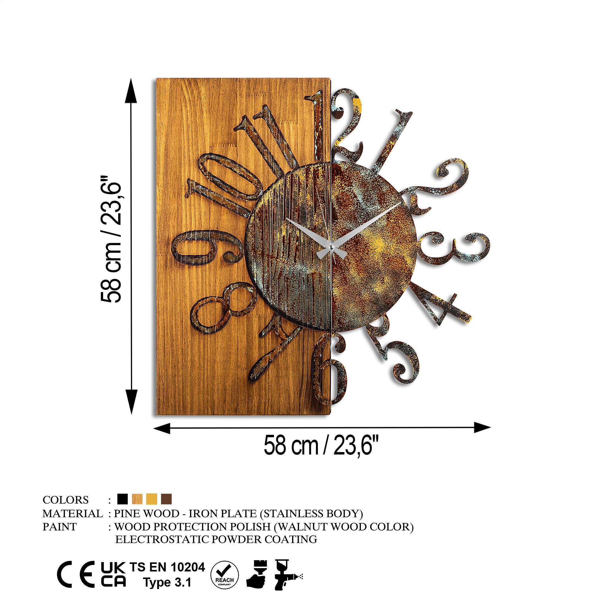 MAS-007-A METAL AHŞAP DUVAR PANOLARI