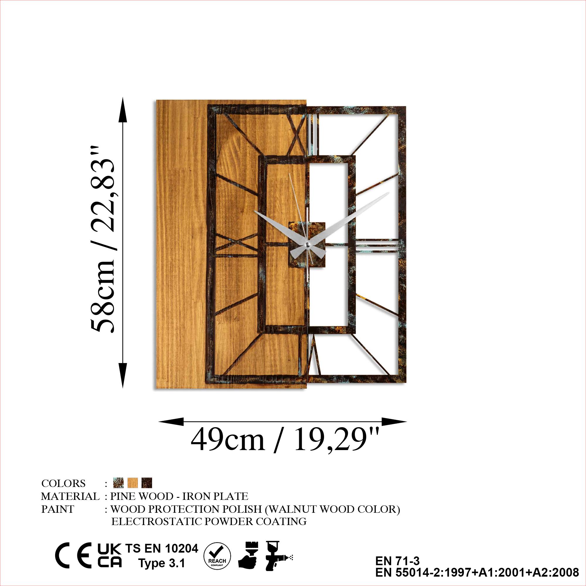 MAS-037-A METAL AHŞAP DUVAR PANOLARI