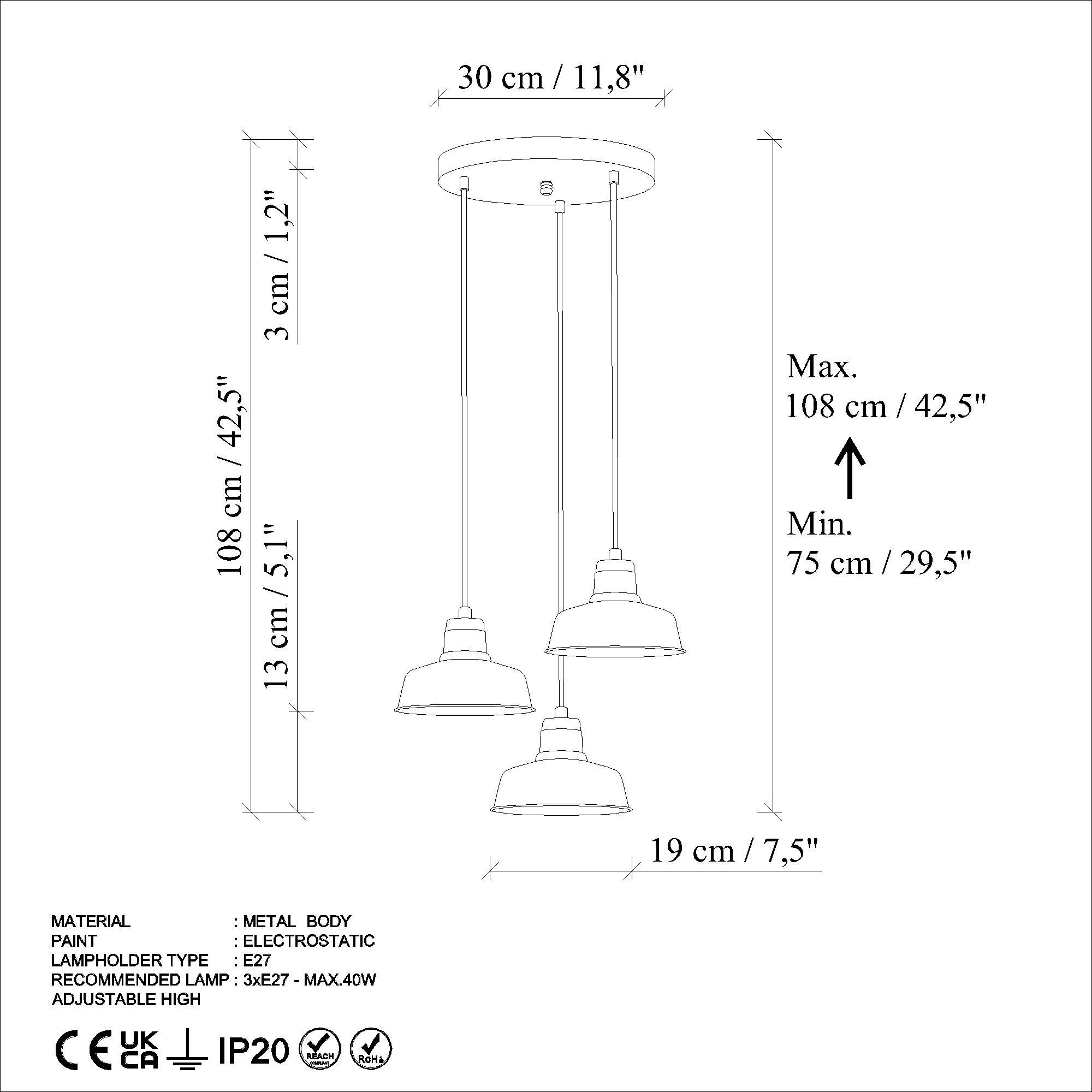 MEMATI-181LIGHTBLUE-3, METAL SIVAMA 3'LÜ TEPSİ SARKIT