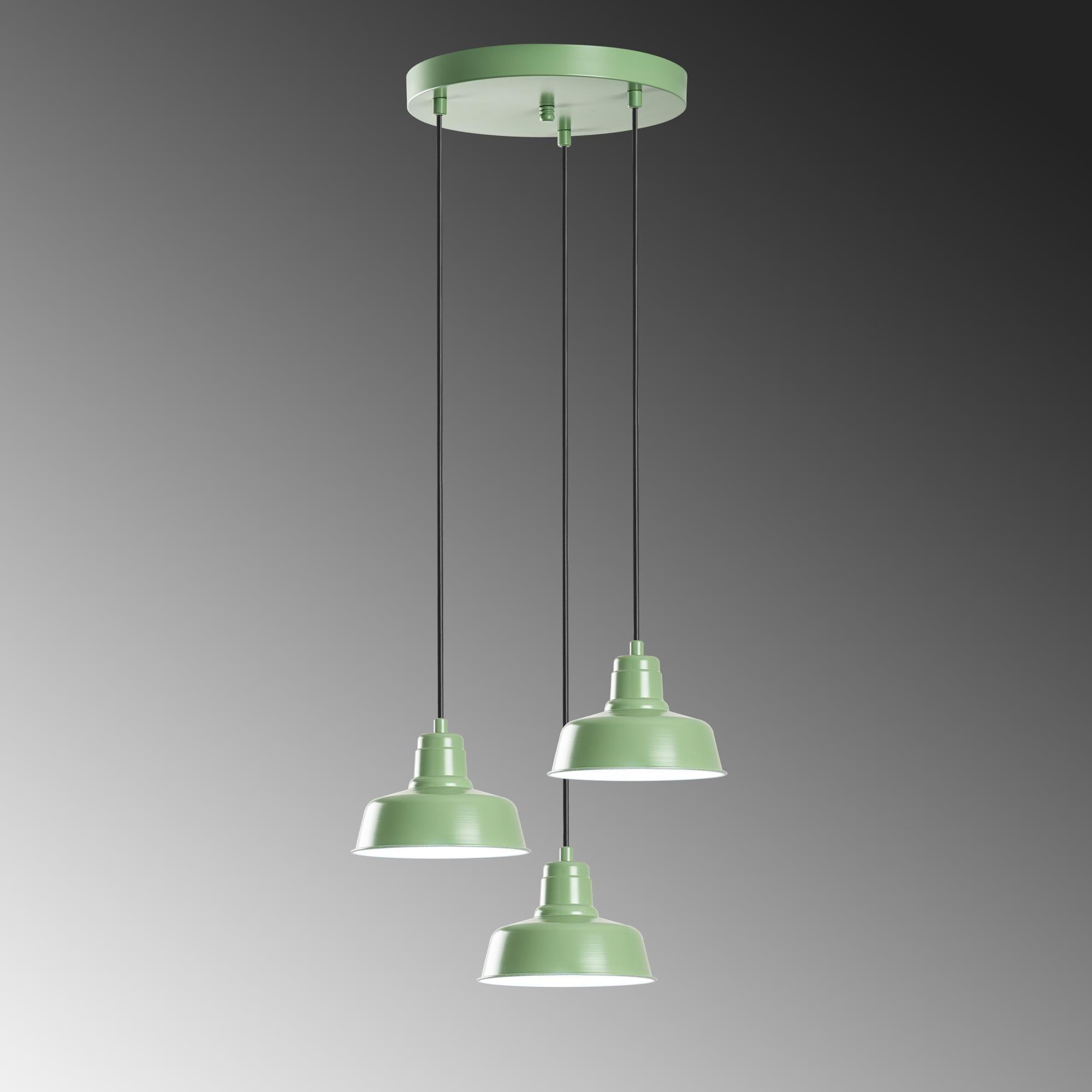 MEMATI-181MINTGREEN-3, METAL SIVAMA 3'LÜ TEPSİ SARKIT