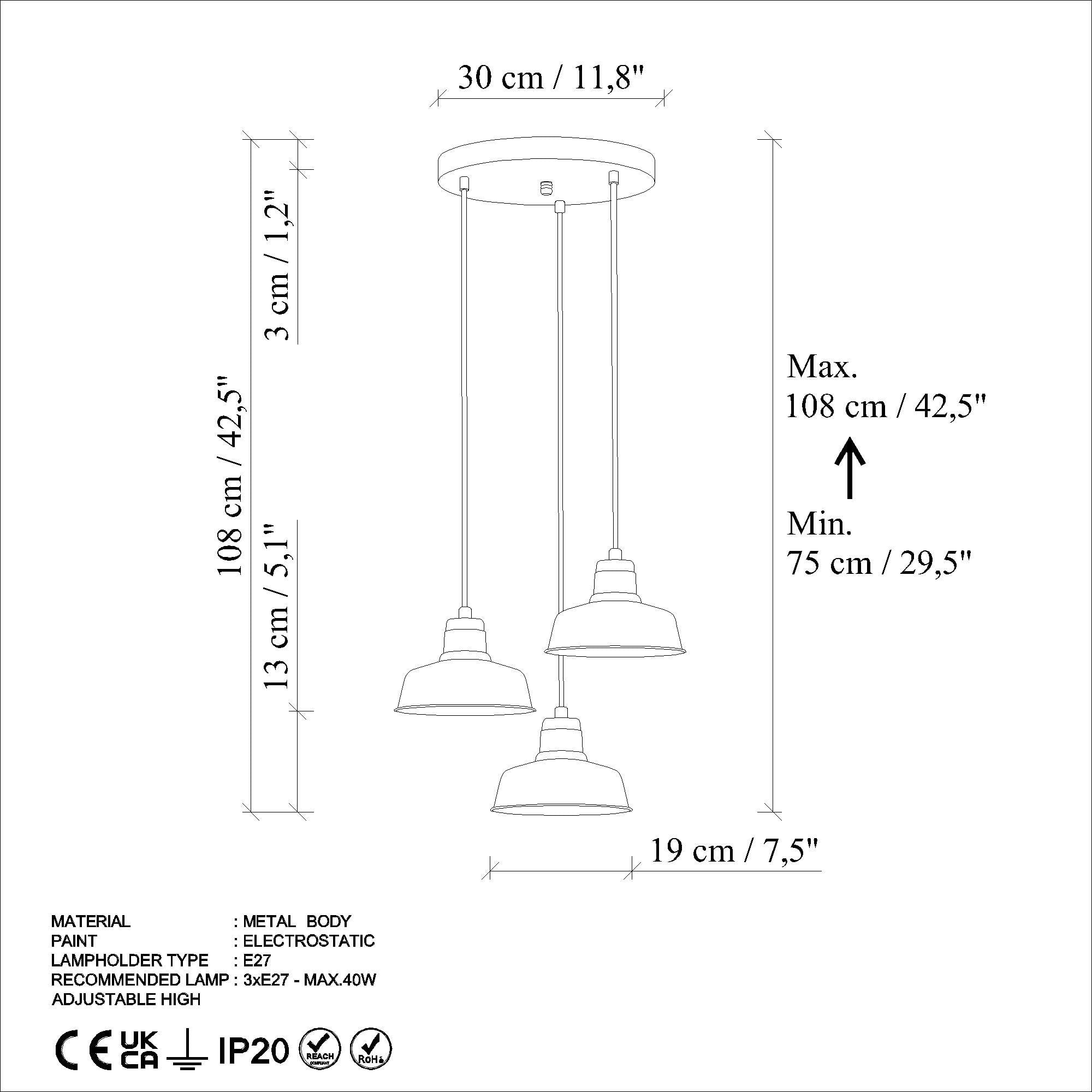 MEMATI-181ORANGE-3, METAL SIVAMA 3'LÜ TEPSİ SARKIT