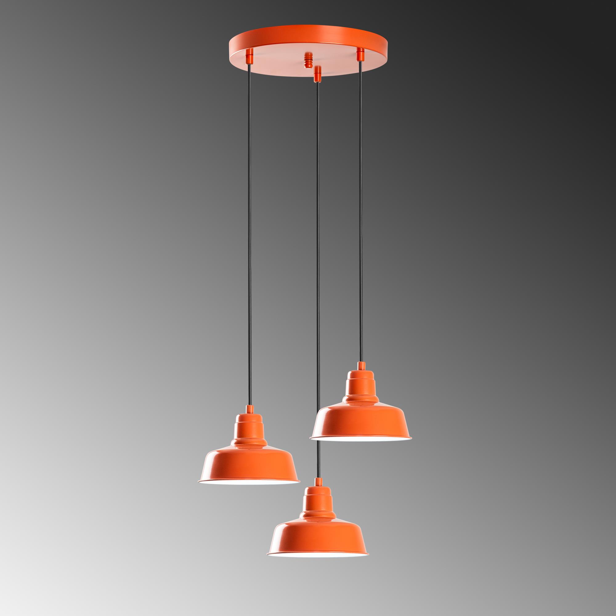 MEMATI-181ORANGE-3, METAL SIVAMA 3'LÜ TEPSİ SARKIT