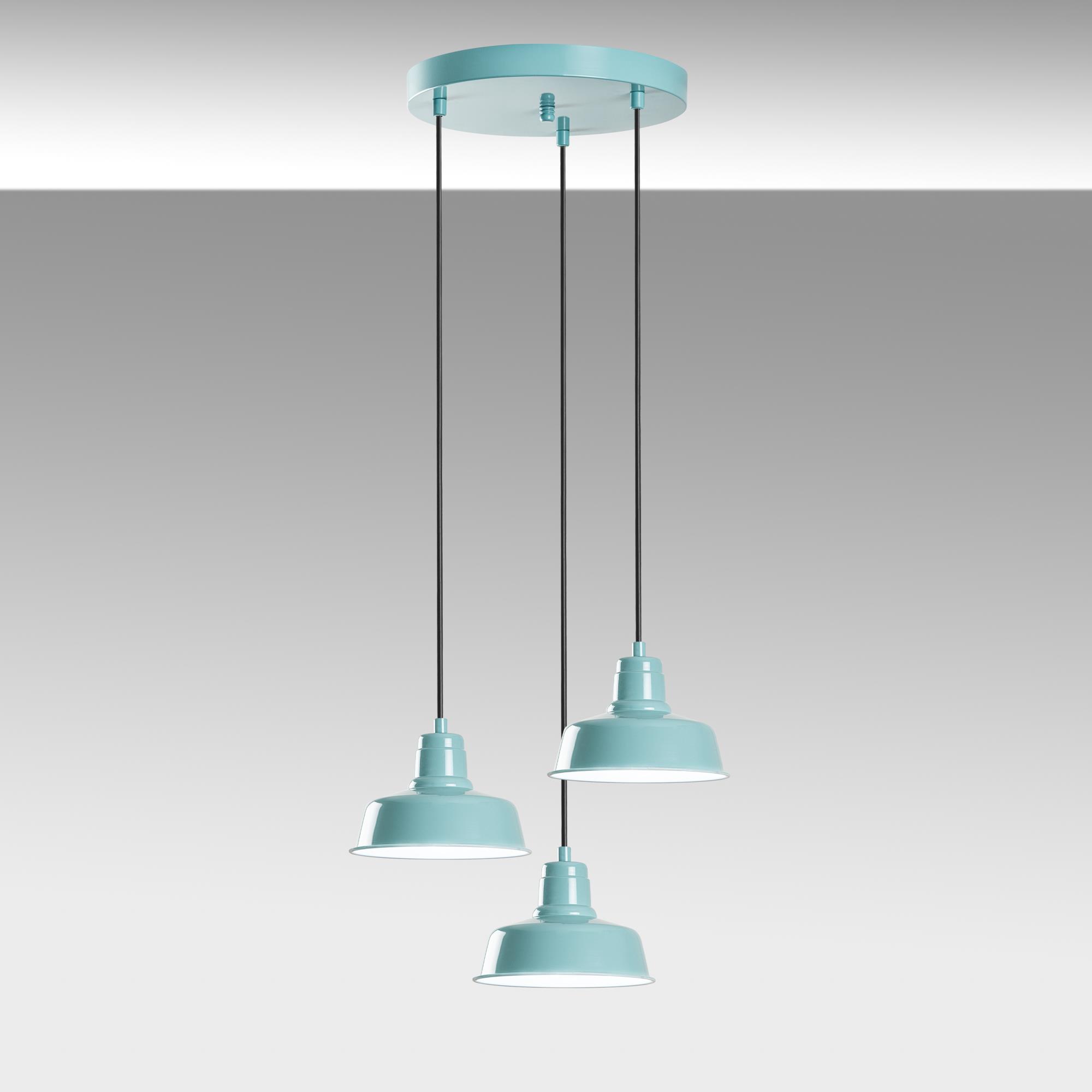 MEMATI-181TURQUOISE-3, METAL SIVAMA 3'LÜ TEPSİ SARKIT