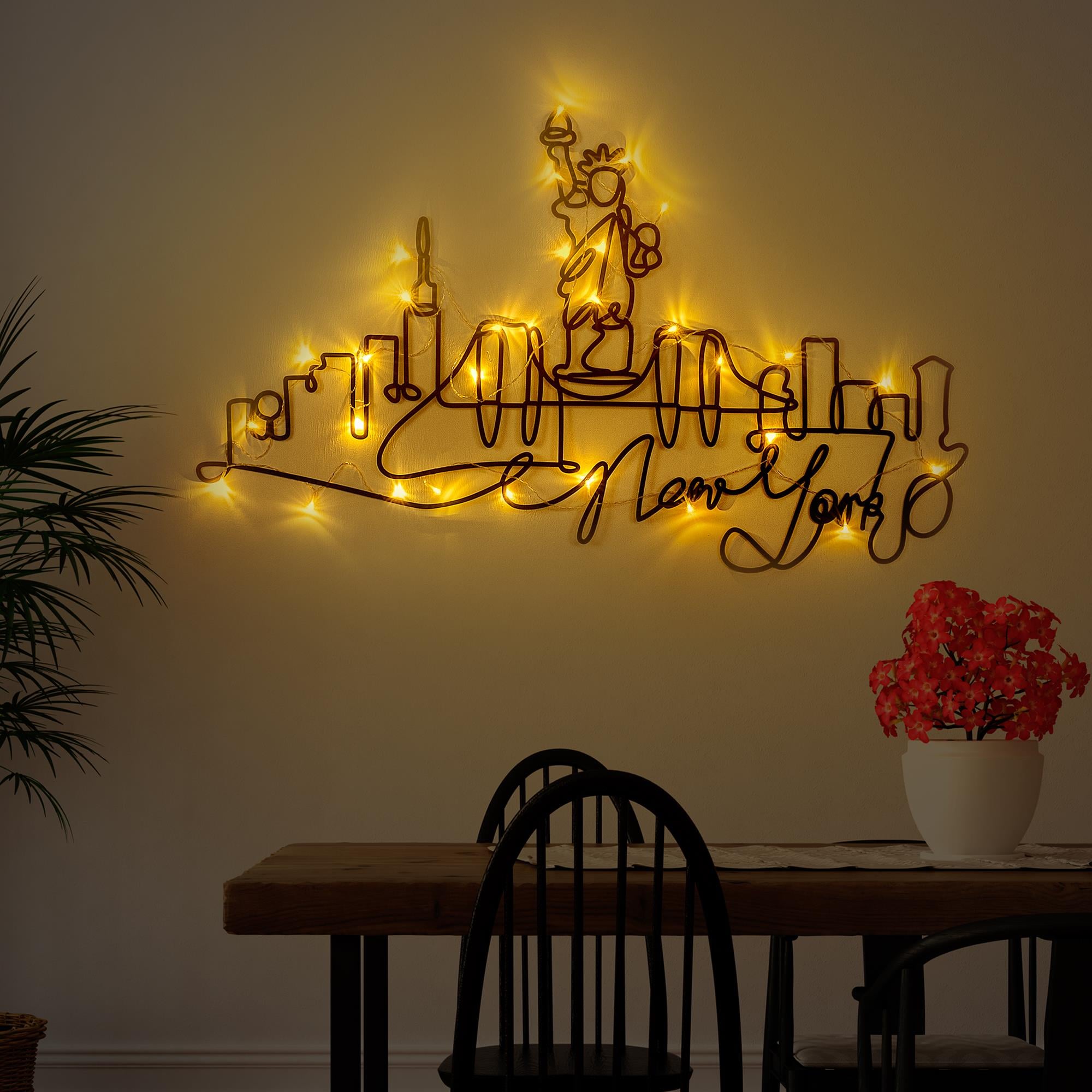 MODEL-246-LED METAL DUVAR DEKORLARI