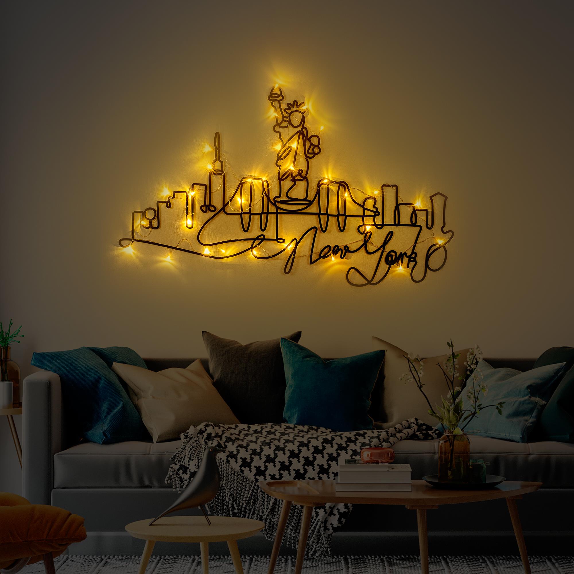 MODEL-246-LED METAL DUVAR DEKORLARI