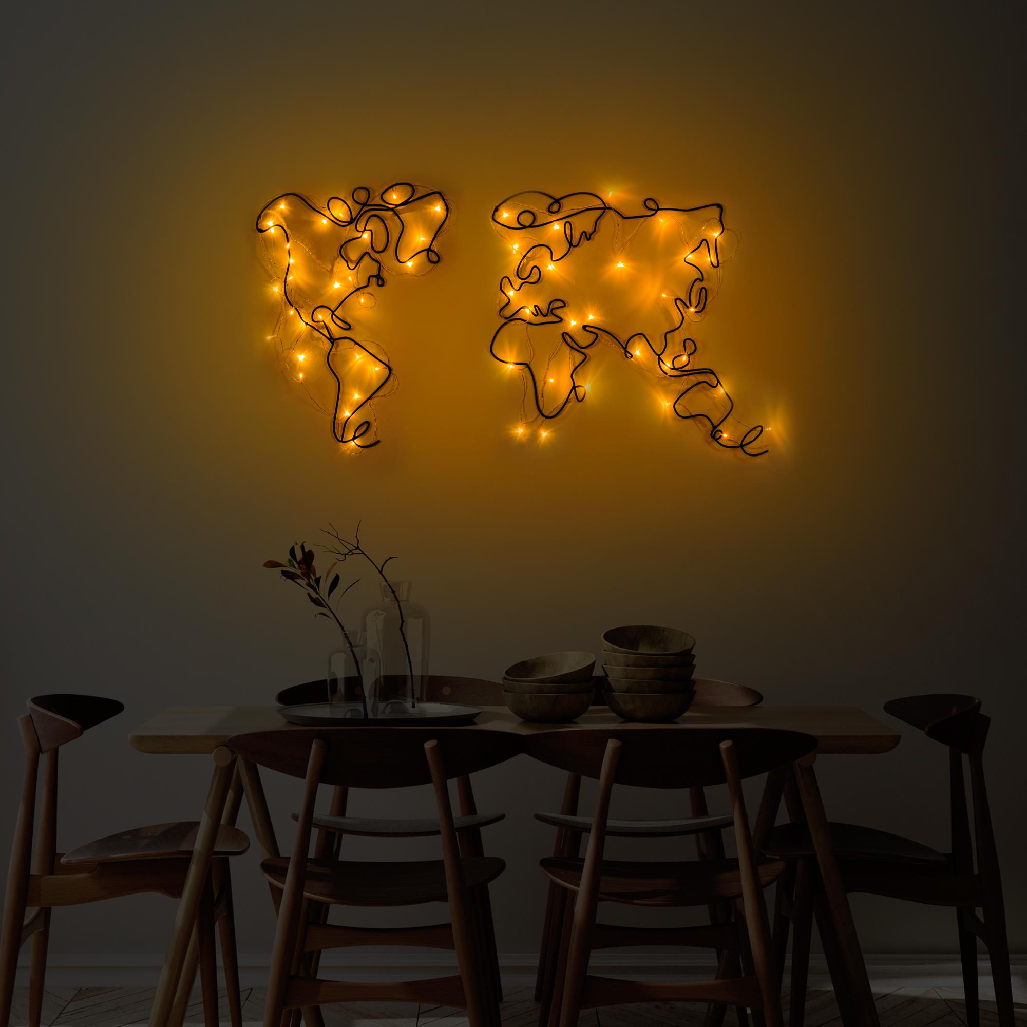 MODEL-257-LED METAL DUVAR DEKORLARI