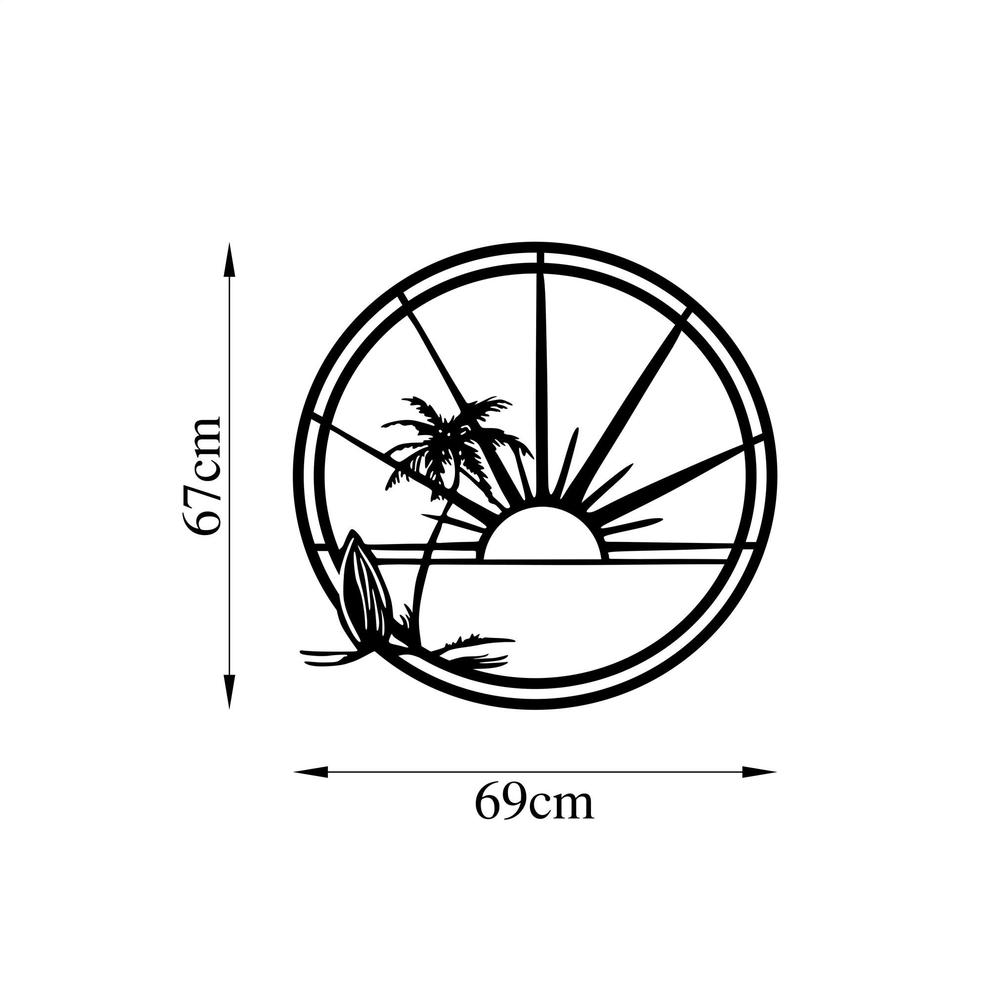 MODEL-466 METAL DUVAR DEKORLARI