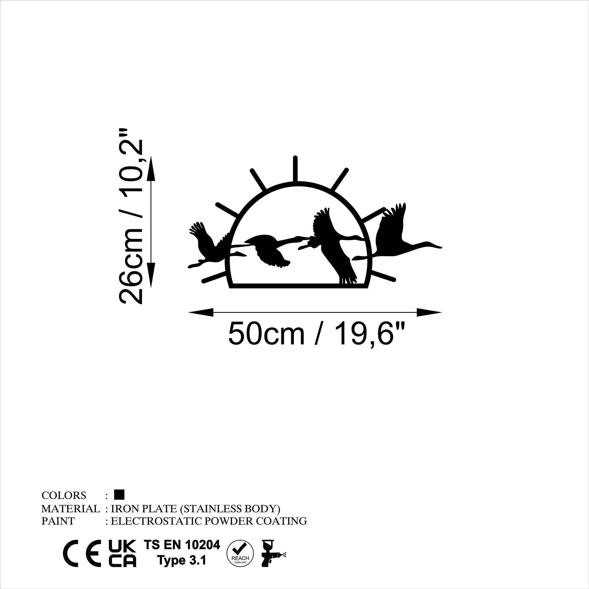 MODEL-690 METAL DUVAR DEKORLARI