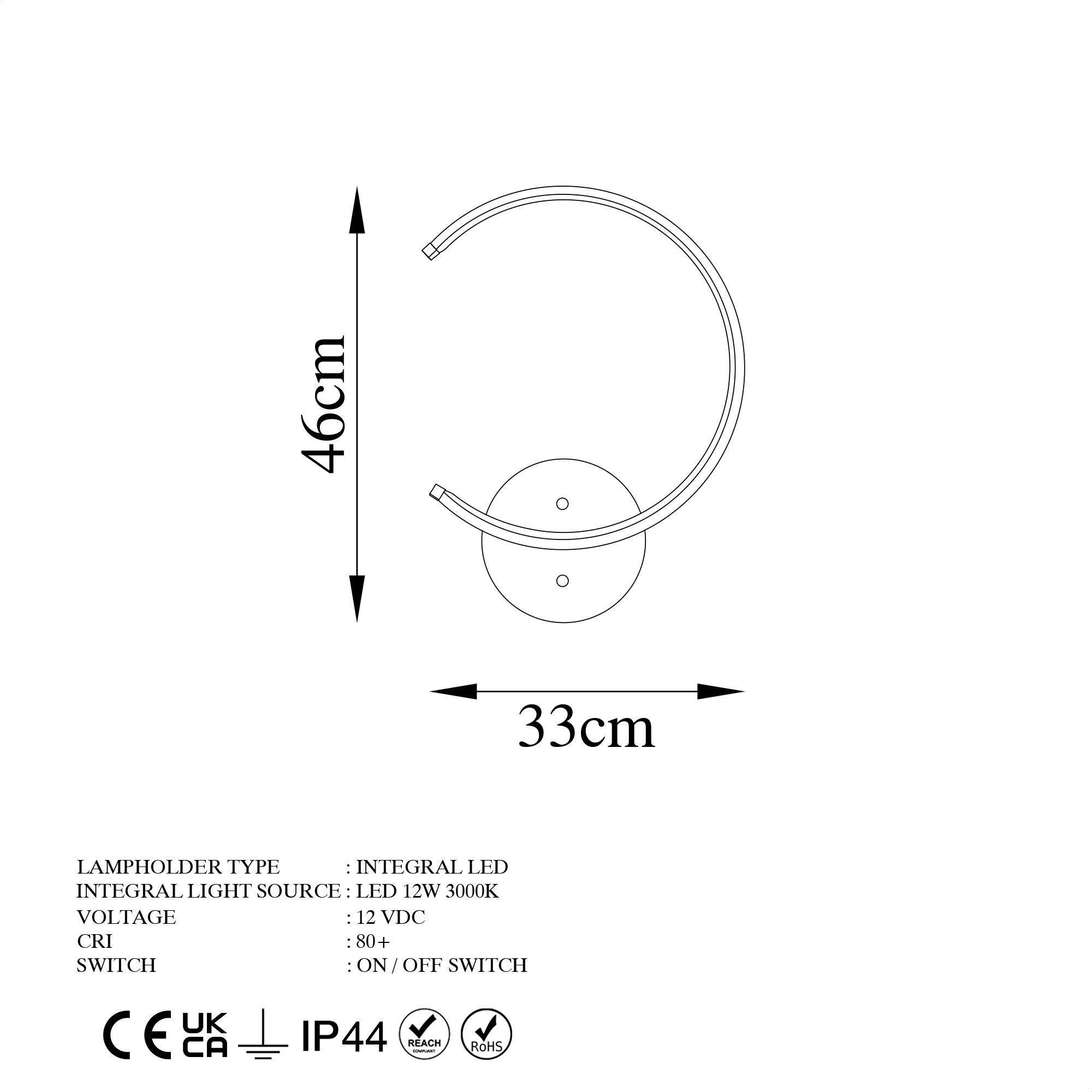 MOON-13329, LED'Lİ APLİK