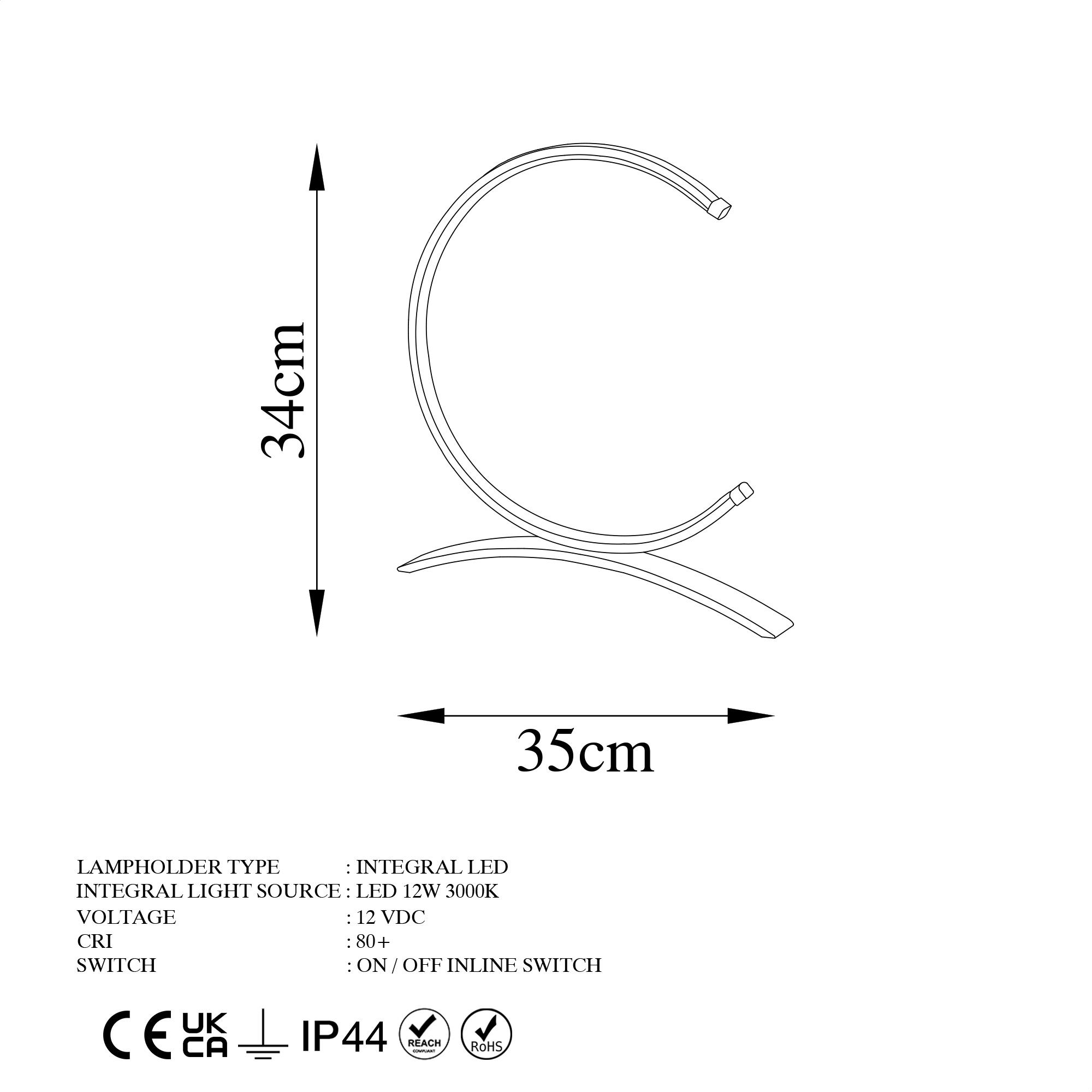 MOON-13330, LED'Lİ MASA LAMBASI
