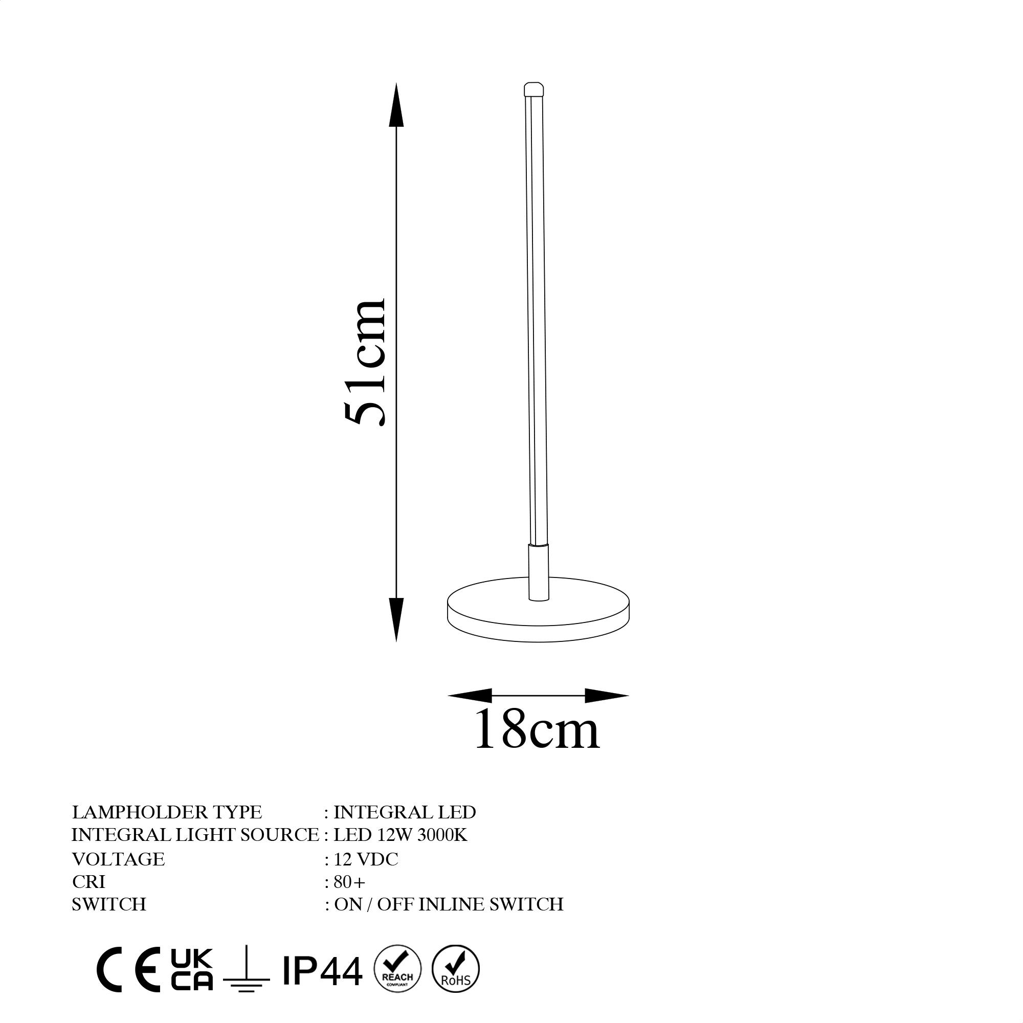 ONLY-13316, LED'Lİ MASA LAMBASI