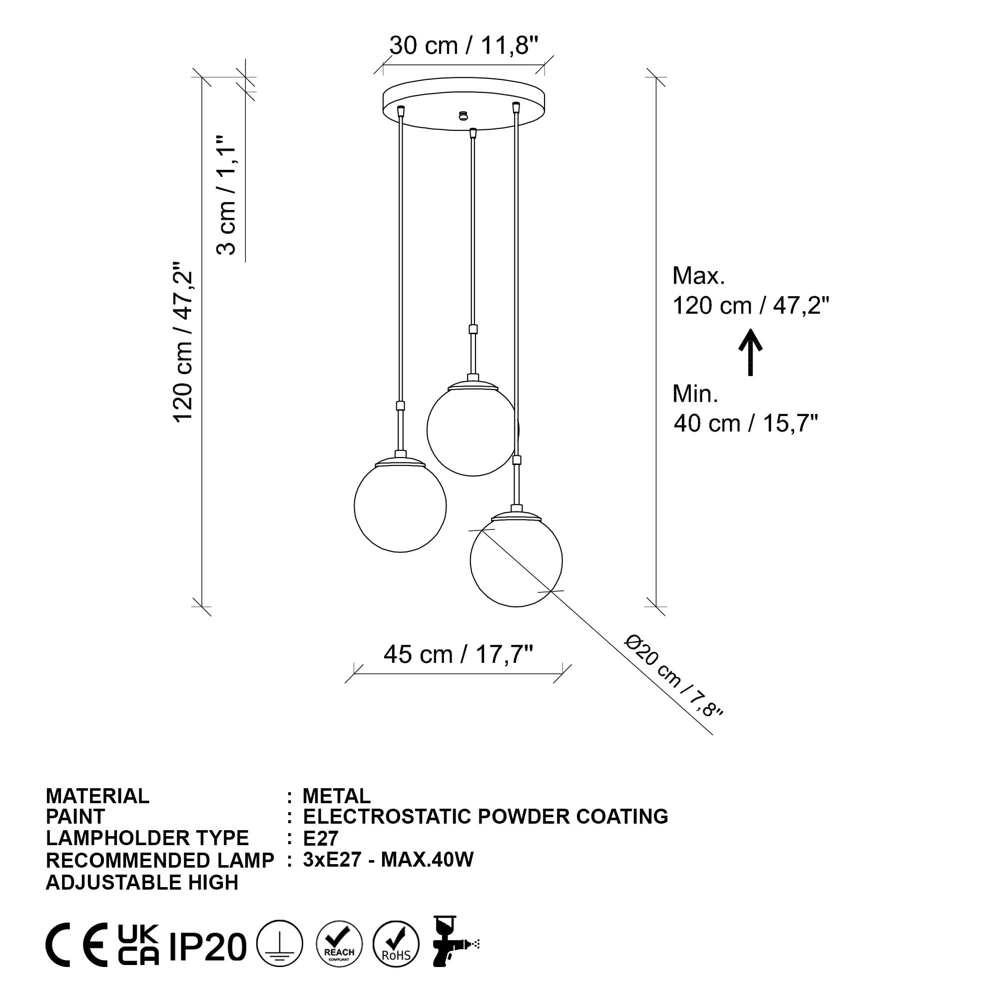 ORBITAL-20-14046, CAMLI 3'LÜ TEPSİ SARKIT