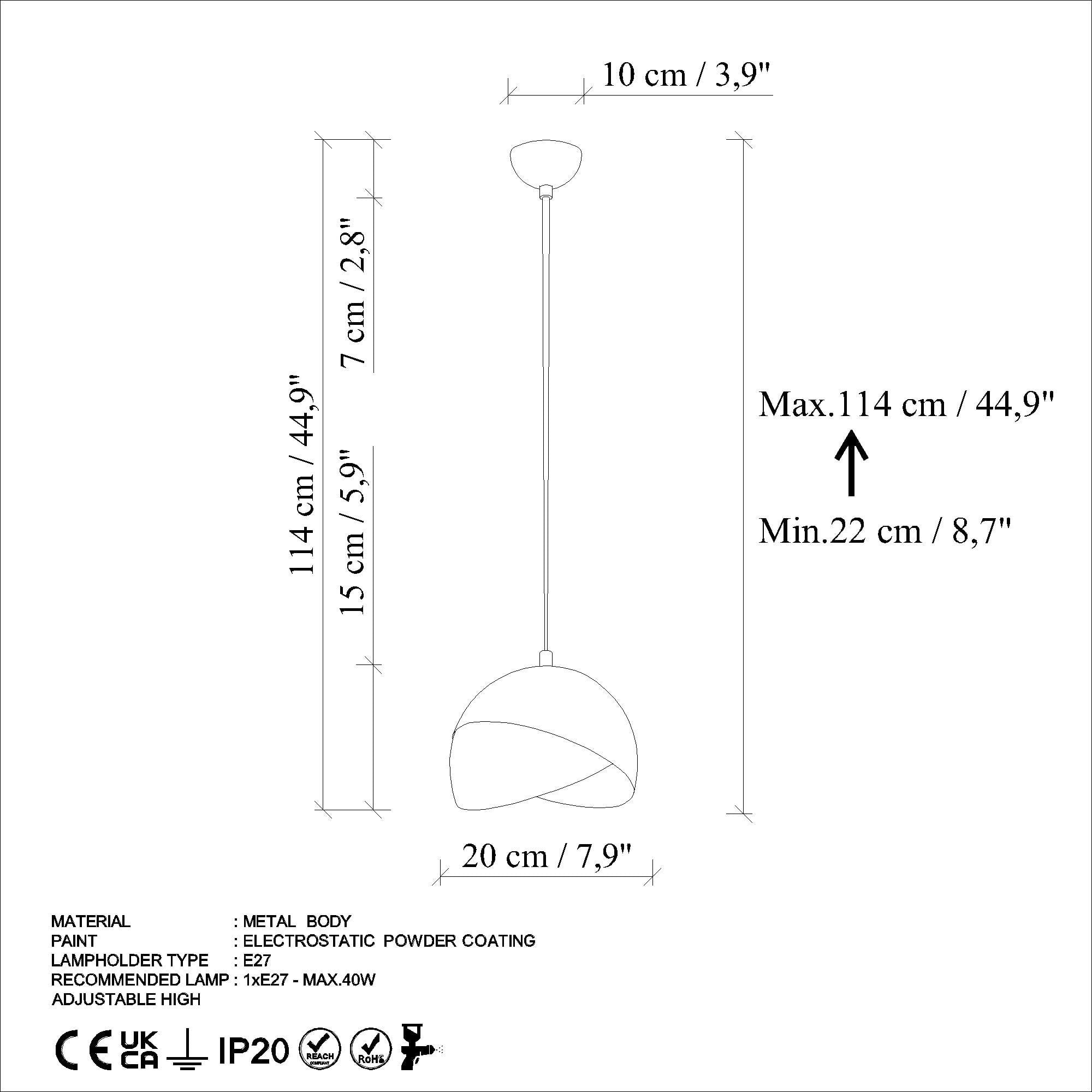 PACMAN-20-252-1-MINTGREEN, METAL SIVAMA TEKLİ SARKIT