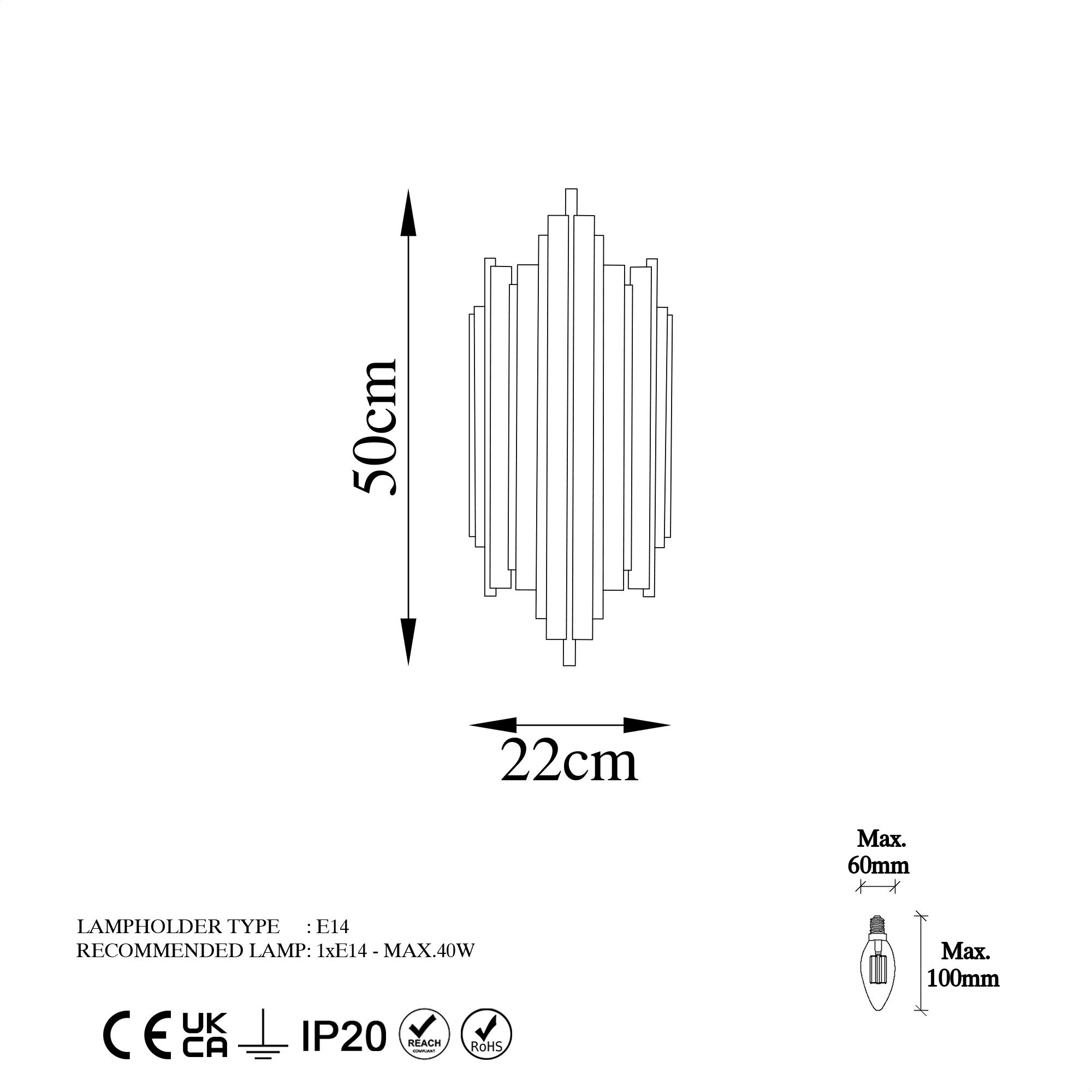 REIS-13342, METAL AMBİYANS APLİK 