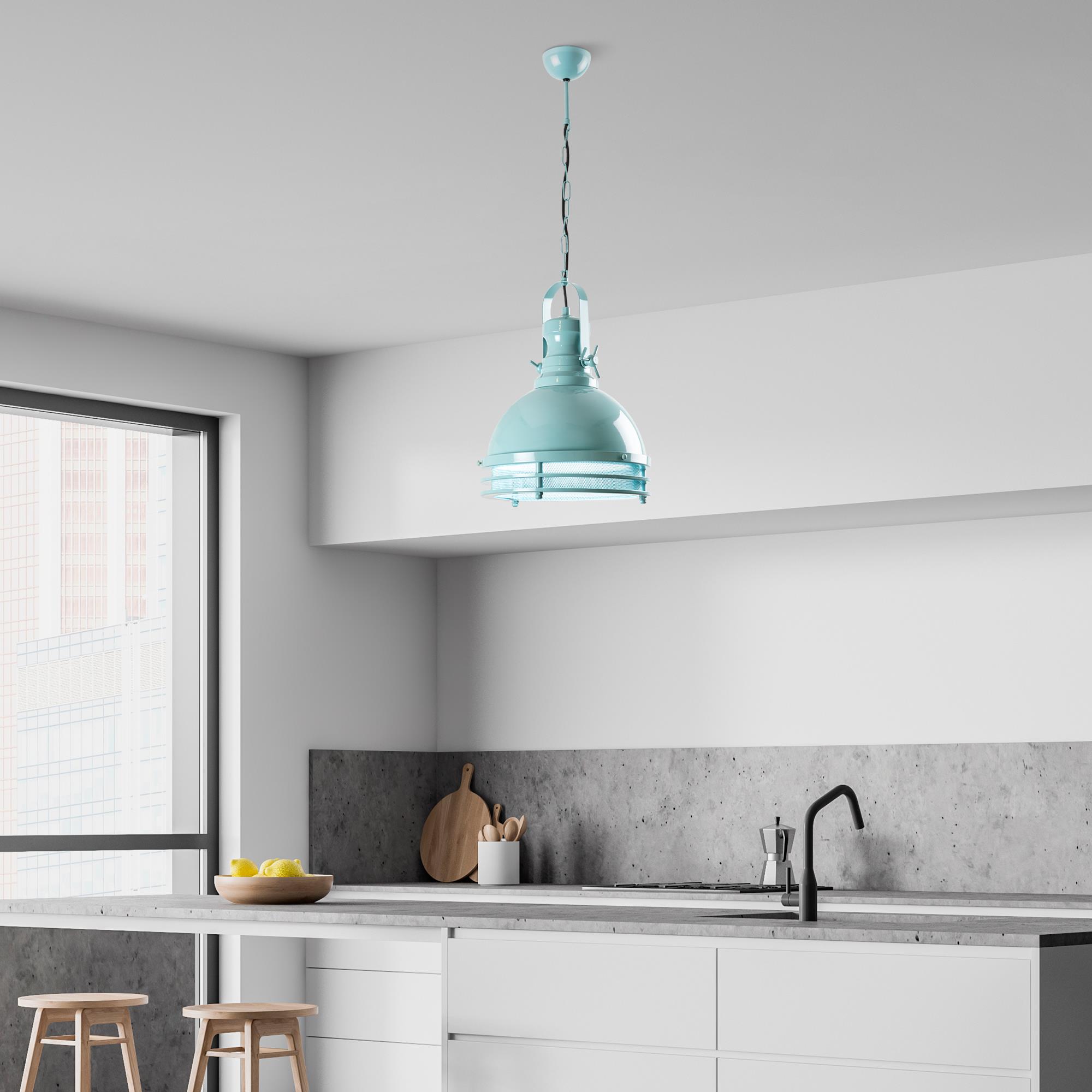 SAGLAM-3762-TURQUOISE, METAL SIVAMA TEKLİ SARKIT