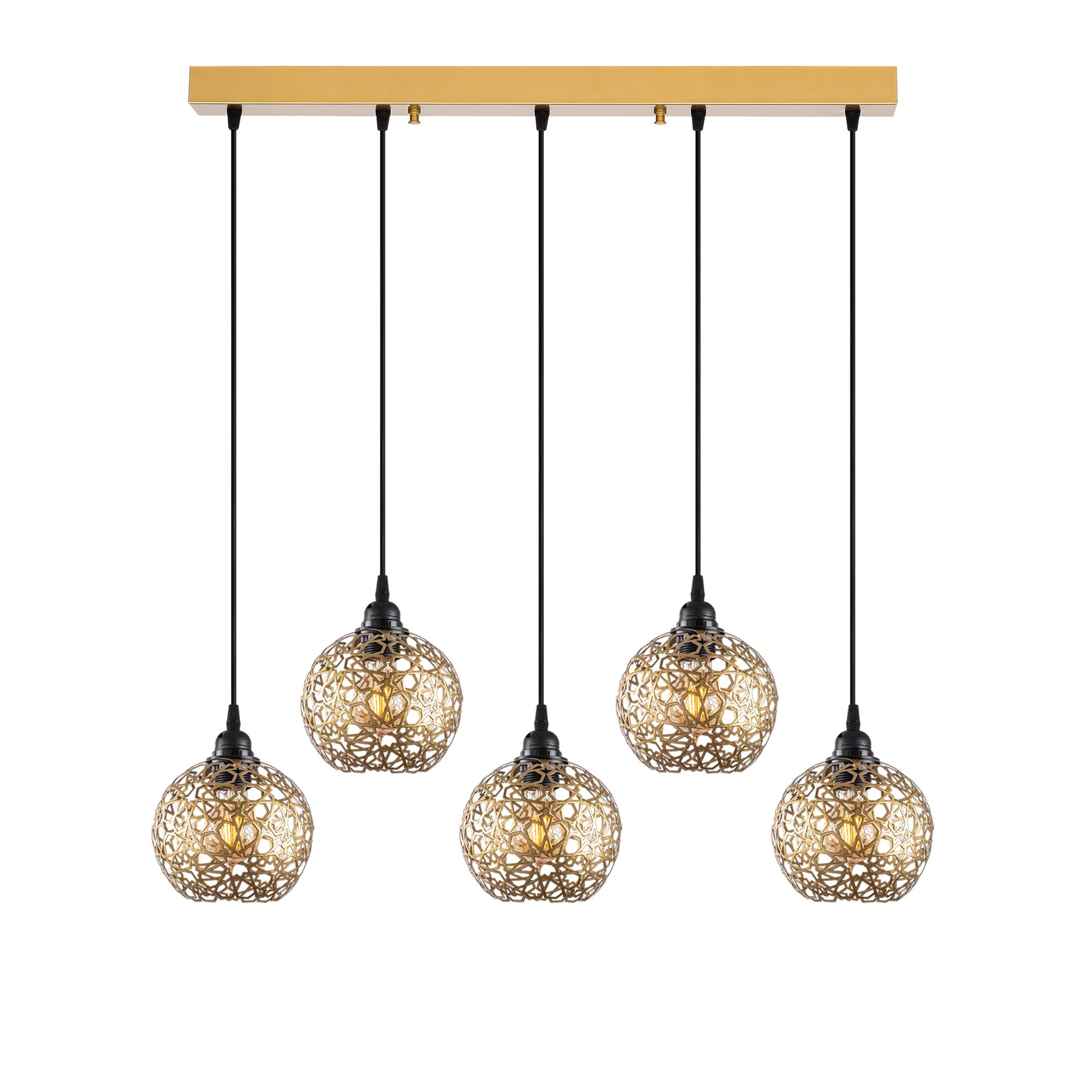 SELCUKLU-MR-789-1, METAL 5'Lİ SIRALI  SARKIT