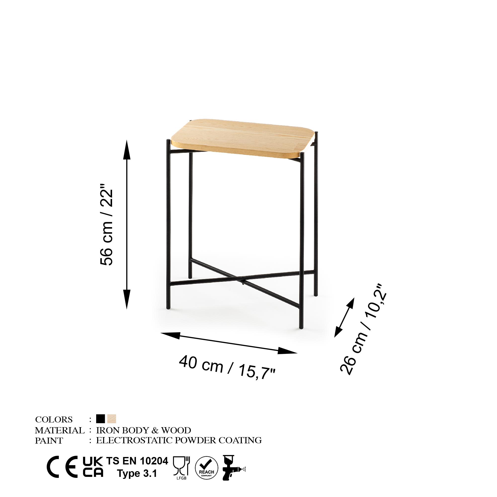 SHB-003 AHŞAP METAL SEHPA