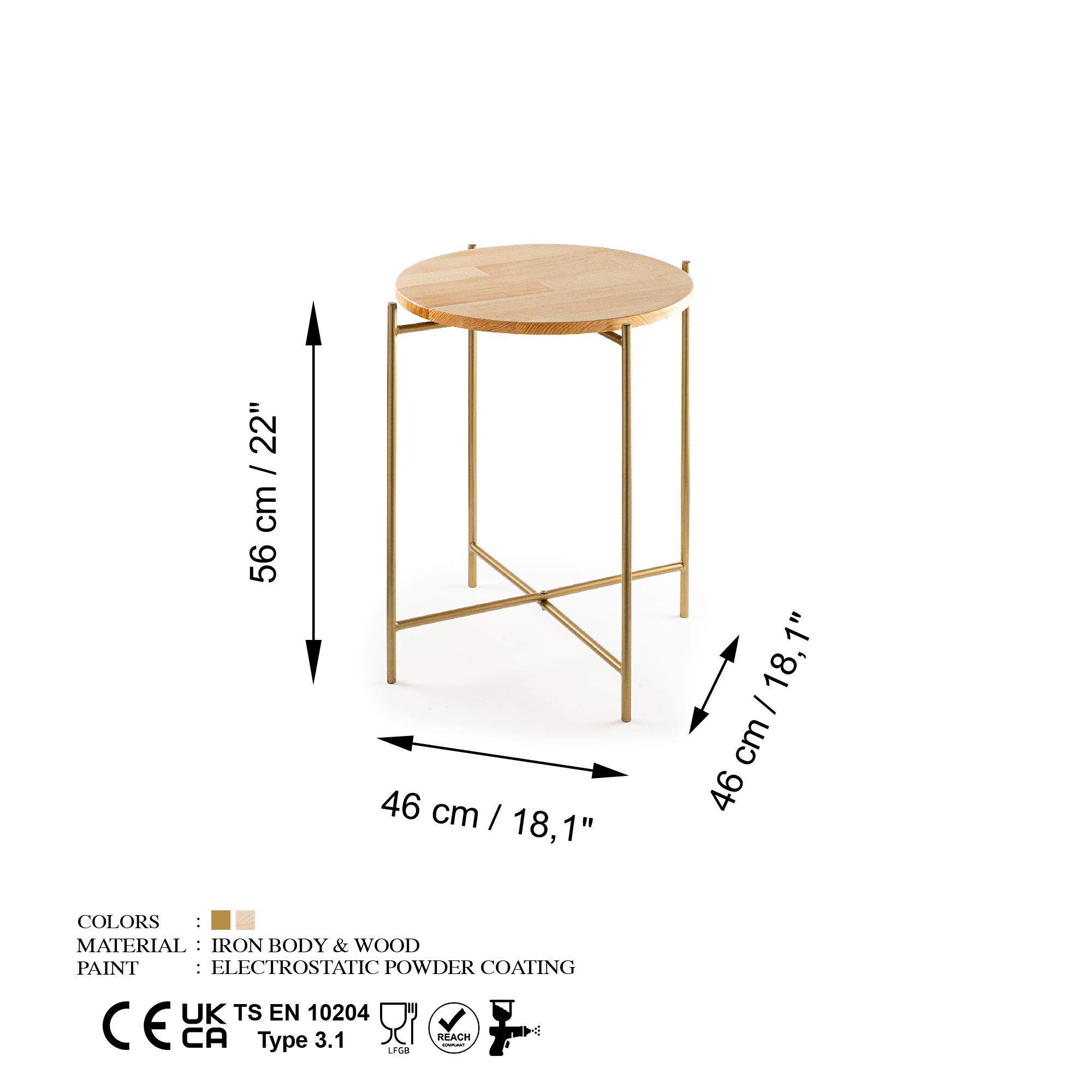 SHB-004-A AHŞAP METAL SEHPA