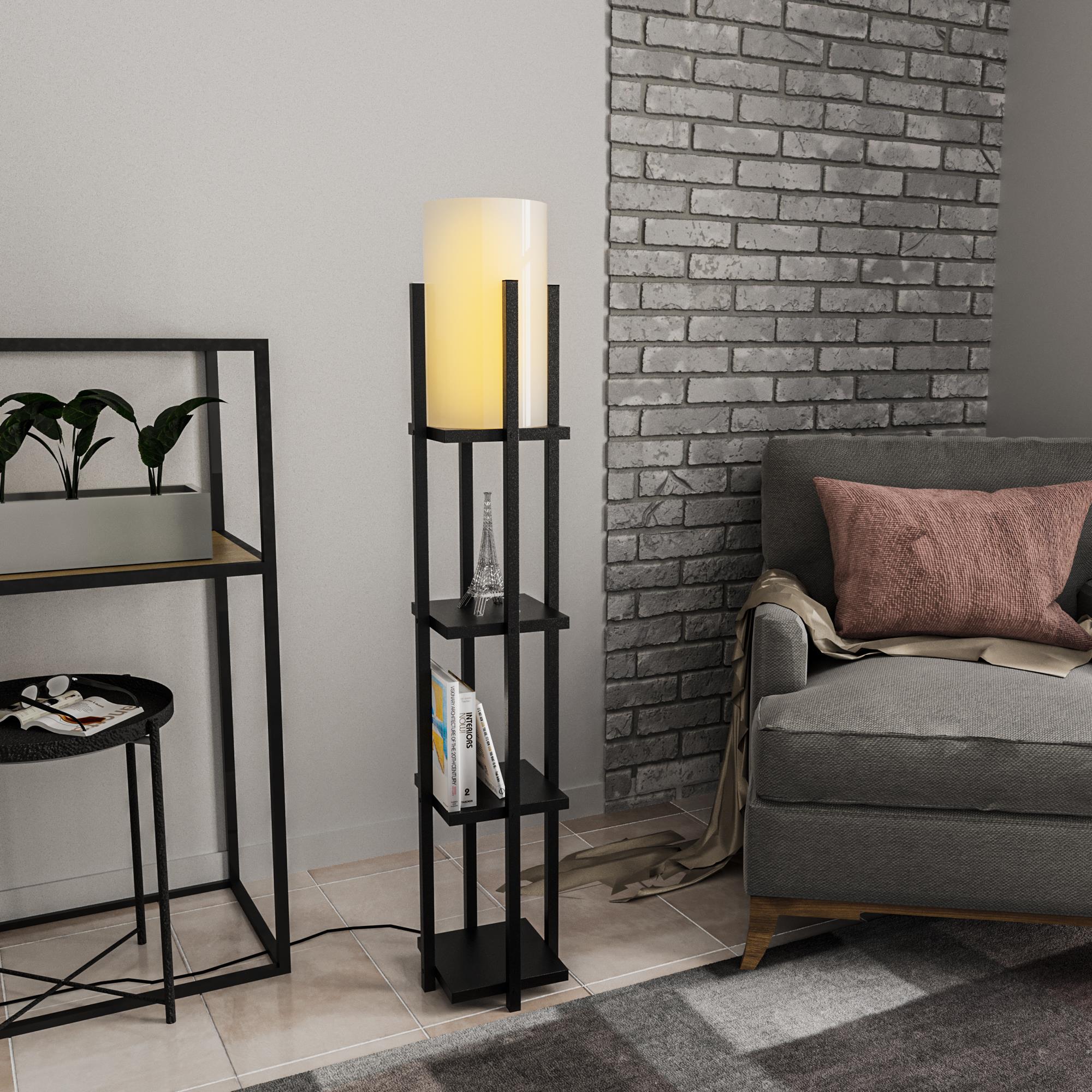 SHELFLAMP-8111, ABAJUR BAŞLIKLI TEKLİ LAMBADER 