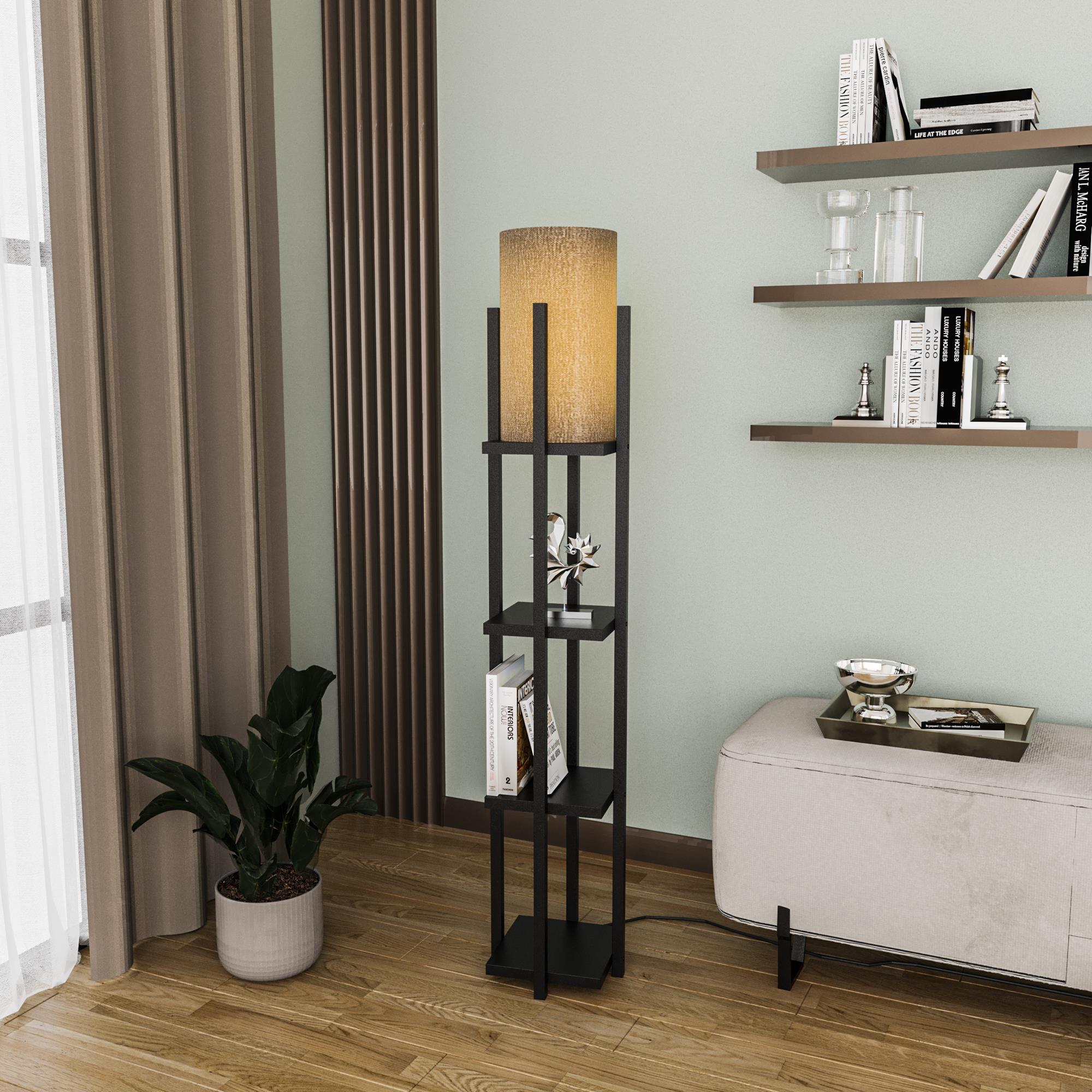 SHELFLAMP-8112, ABAJUR BAŞLIKLI TEKLİ LAMBADER 