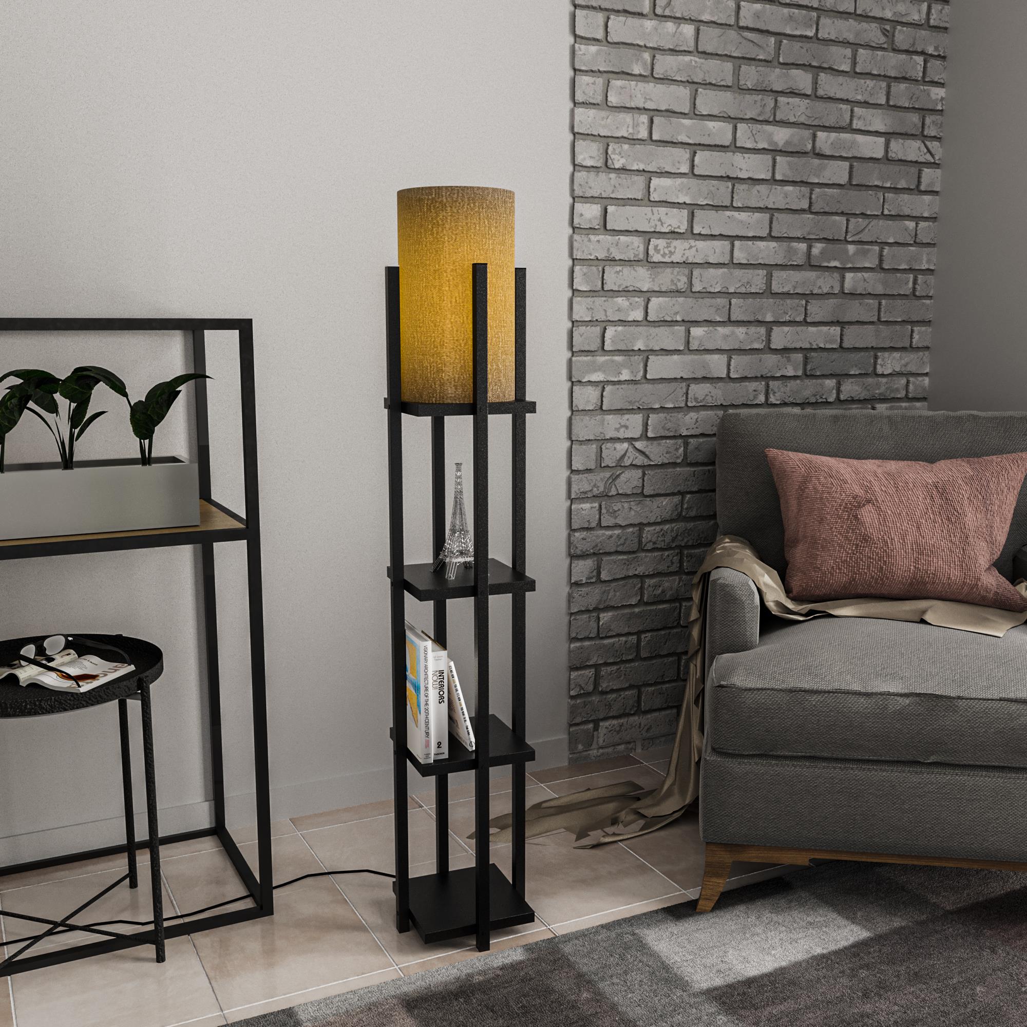SHELFLAMP-8112, ABAJUR BAŞLIKLI TEKLİ LAMBADER 