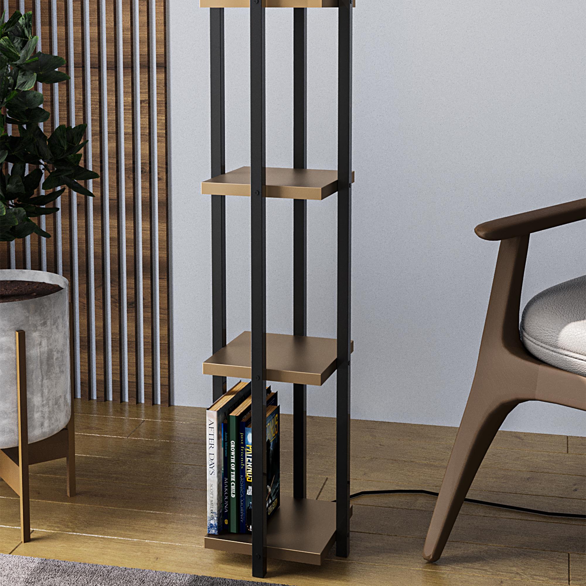 SHELFLAMP-8116, ABAJUR BAŞLIKLI TEKLİ LAMBADER 