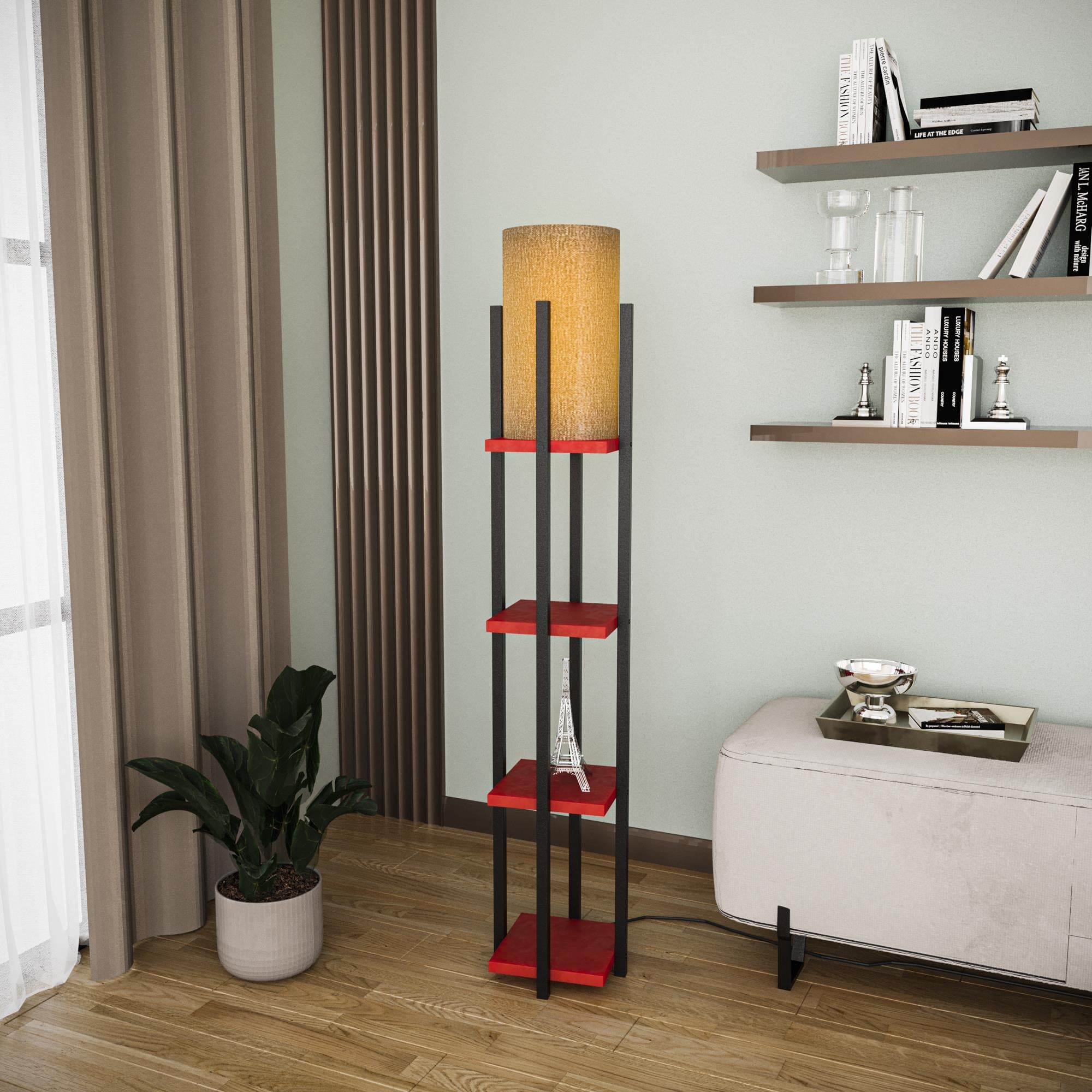 SHELFLAMP-8118, ABAJUR BAŞLIKLI TEKLİ LAMBADER 