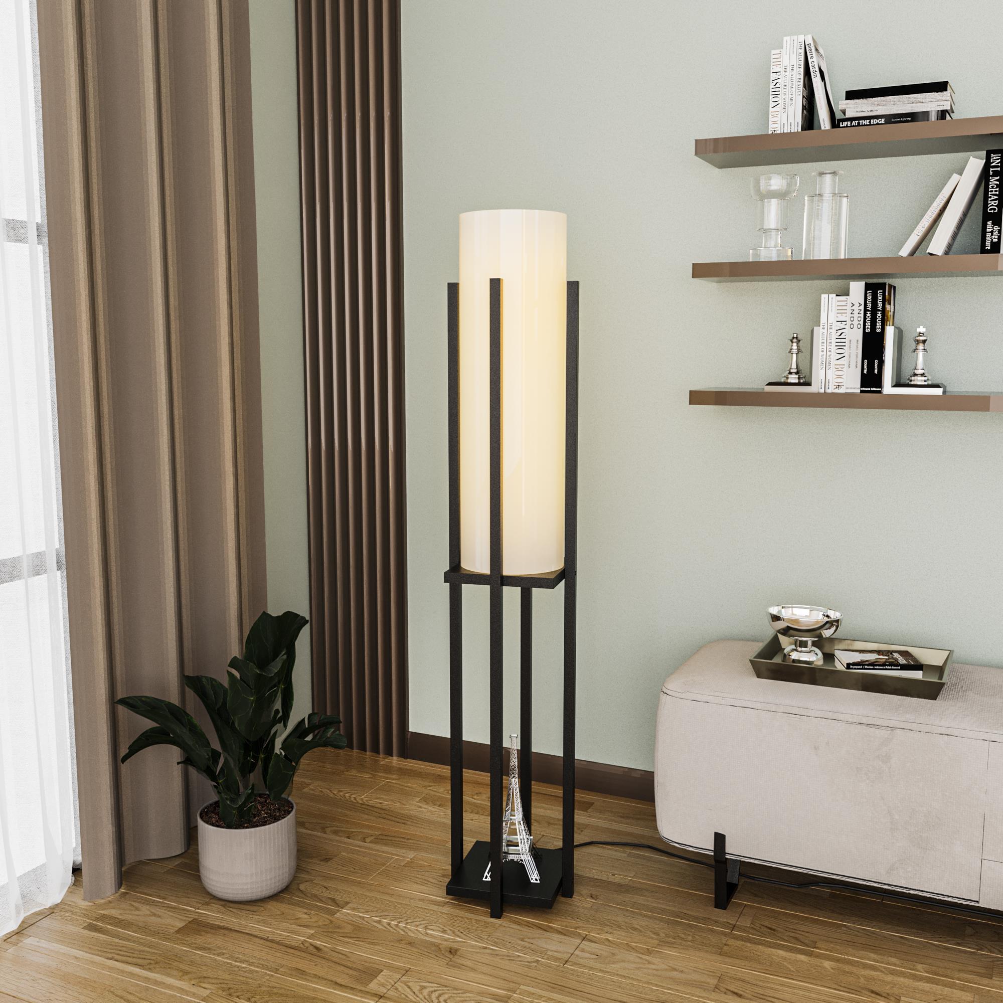 SHELFLAMP-8125, ABAJUR BAŞLIKLI TEKLİ LAMBADER 