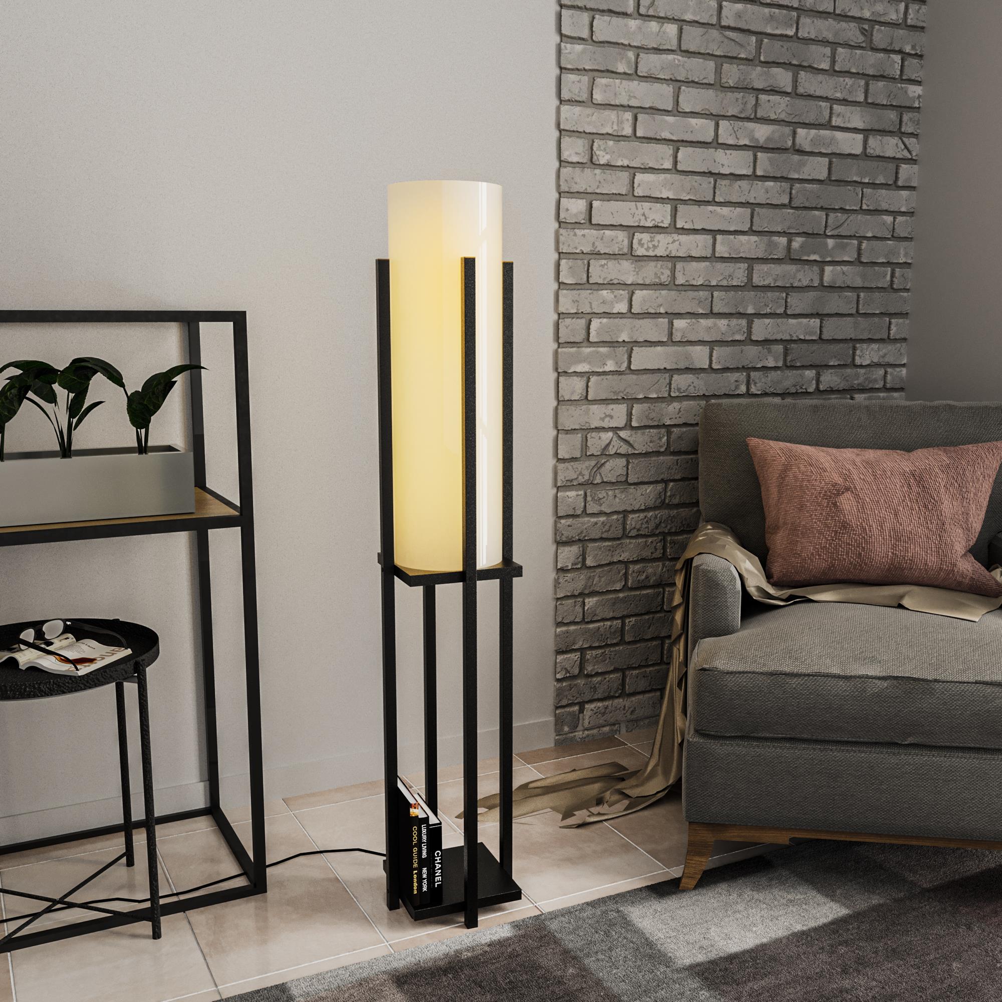 SHELFLAMP-8125, ABAJUR BAŞLIKLI TEKLİ LAMBADER 