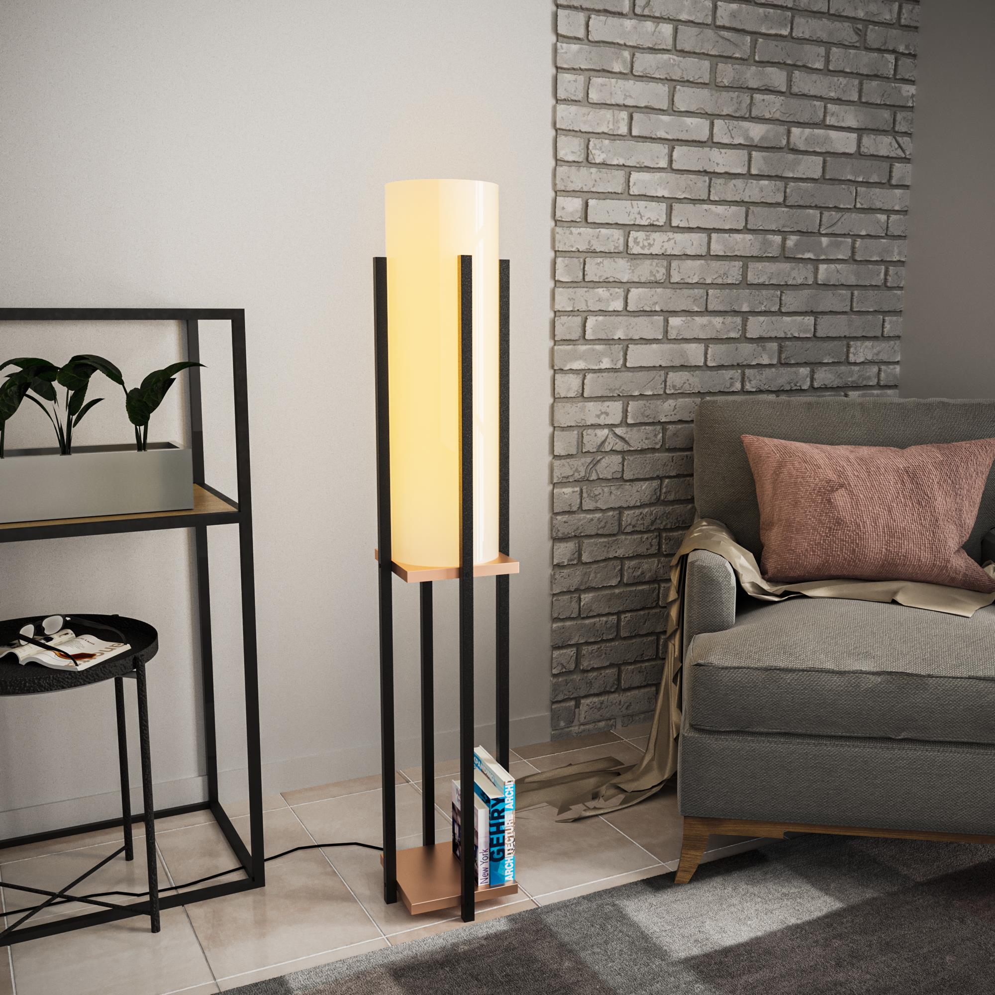 SHELFLAMP-8127, ABAJUR BAŞLIKLI TEKLİ LAMBADER 