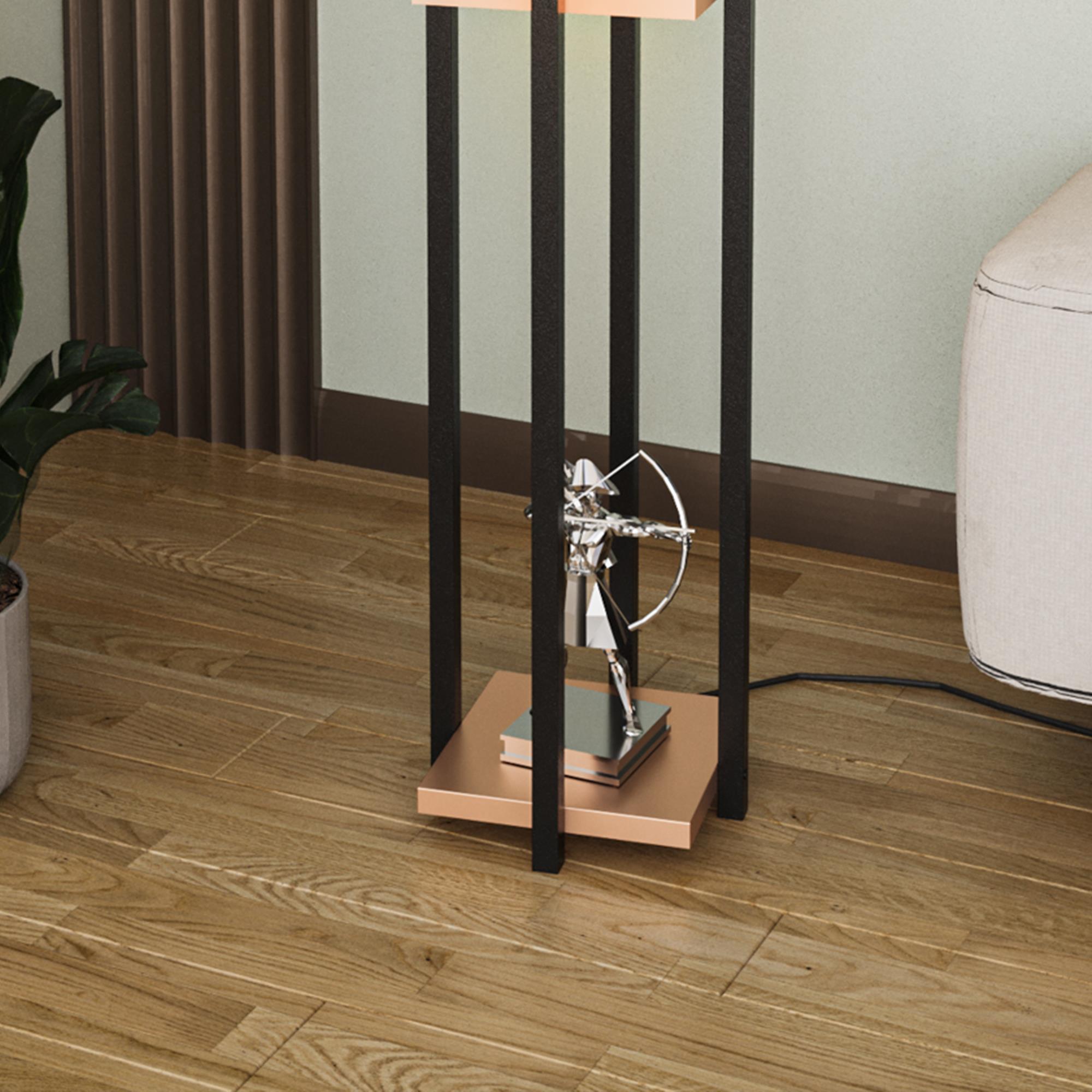 SHELFLAMP-8128, ABAJUR BAŞLIKLI TEKLİ LAMBADER 