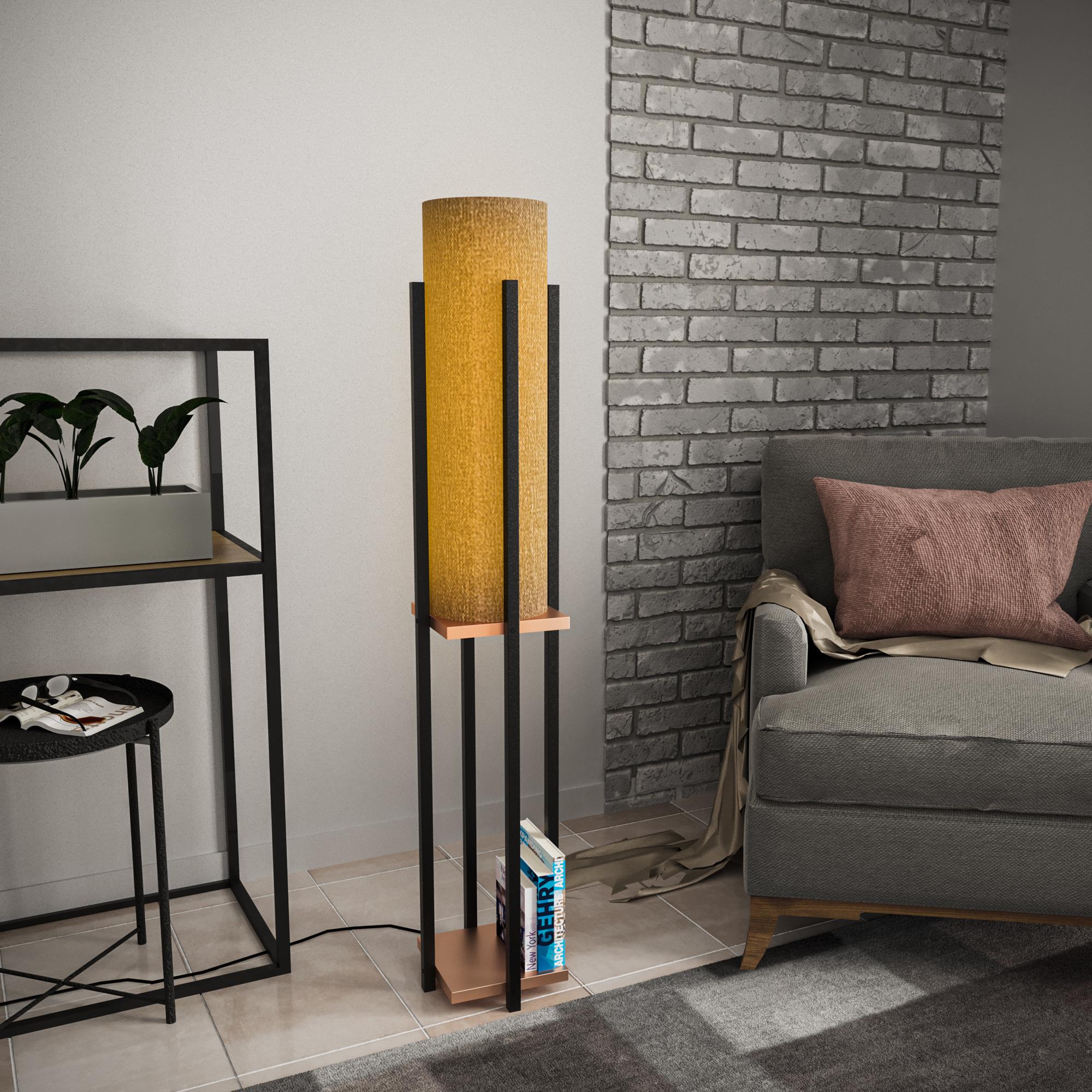 SHELFLAMP-8128, ABAJUR BAŞLIKLI TEKLİ LAMBADER 