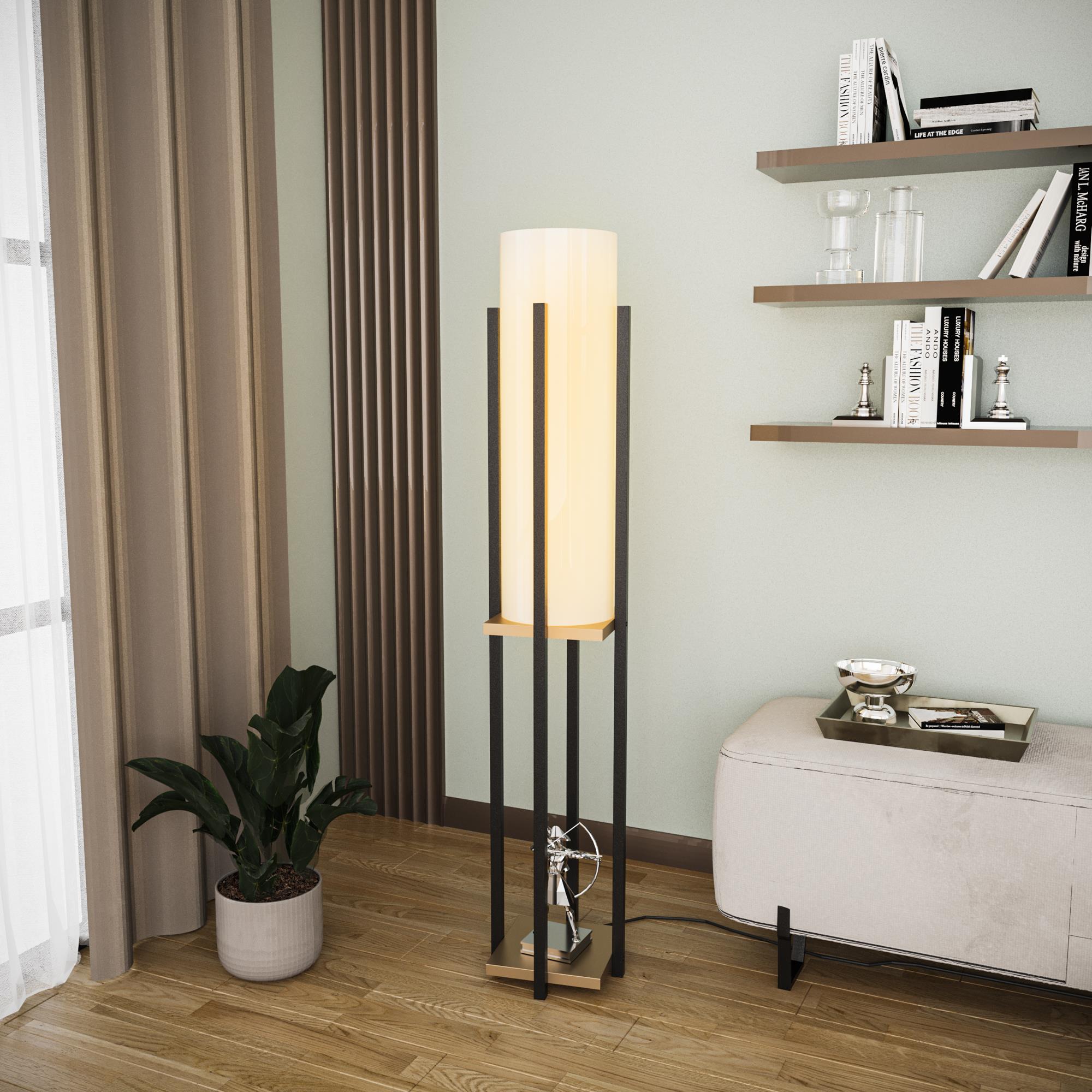 SHELFLAMP-8129, ABAJUR BAŞLIKLI TEKLİ LAMBADER 