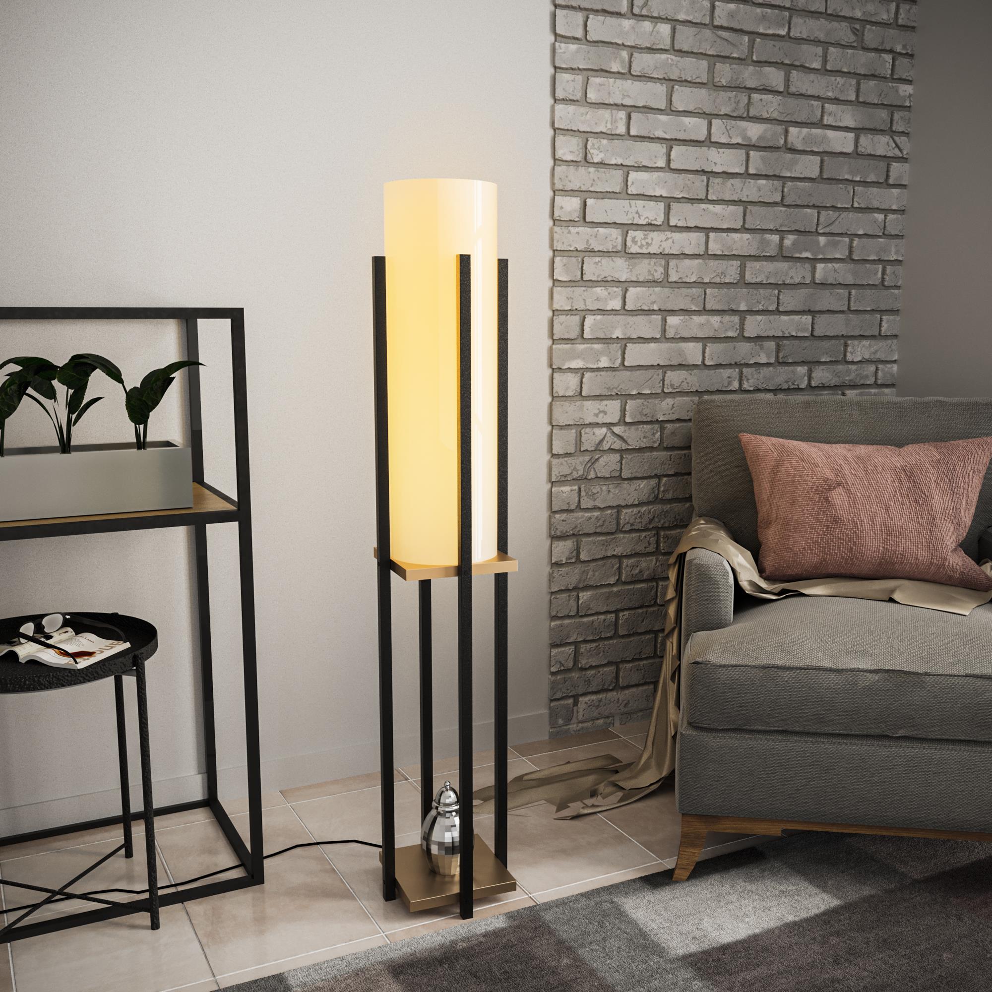 SHELFLAMP-8129, ABAJUR BAŞLIKLI TEKLİ LAMBADER 