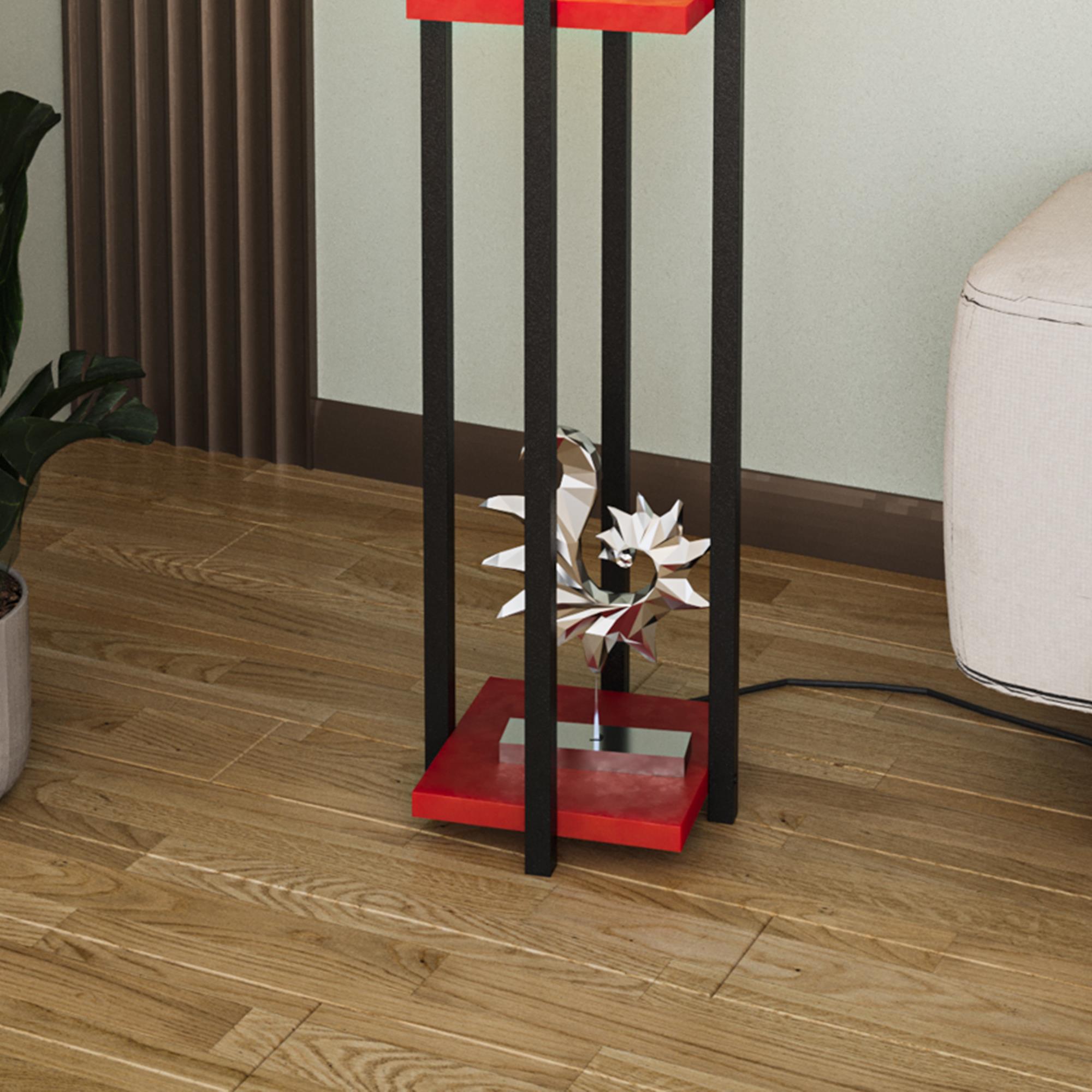 SHELFLAMP-8131, ABAJUR BAŞLIKLI TEKLİ LAMBADER 