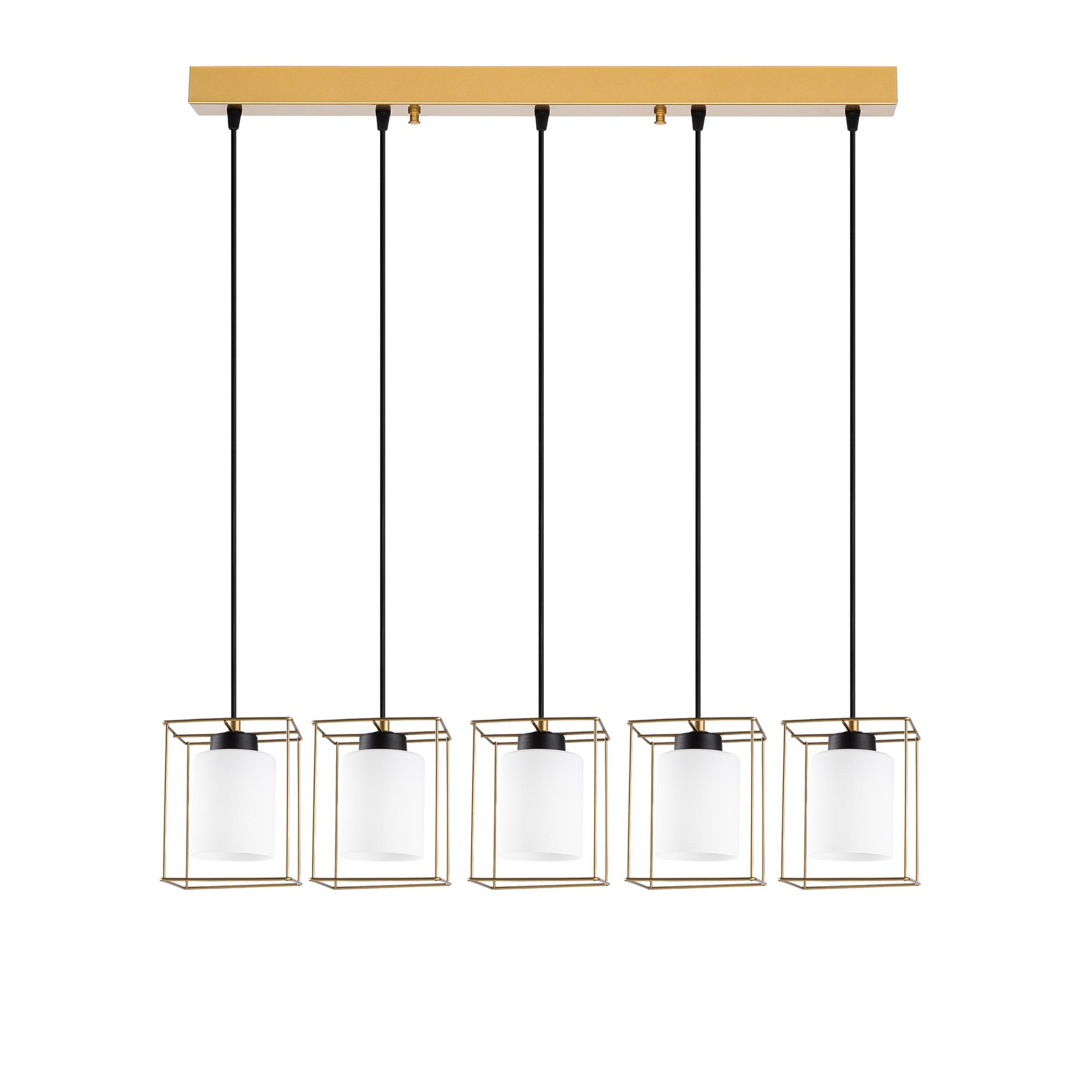 SWANK-702-10, CAMLI 5'Lİ SIRALI  SARKIT