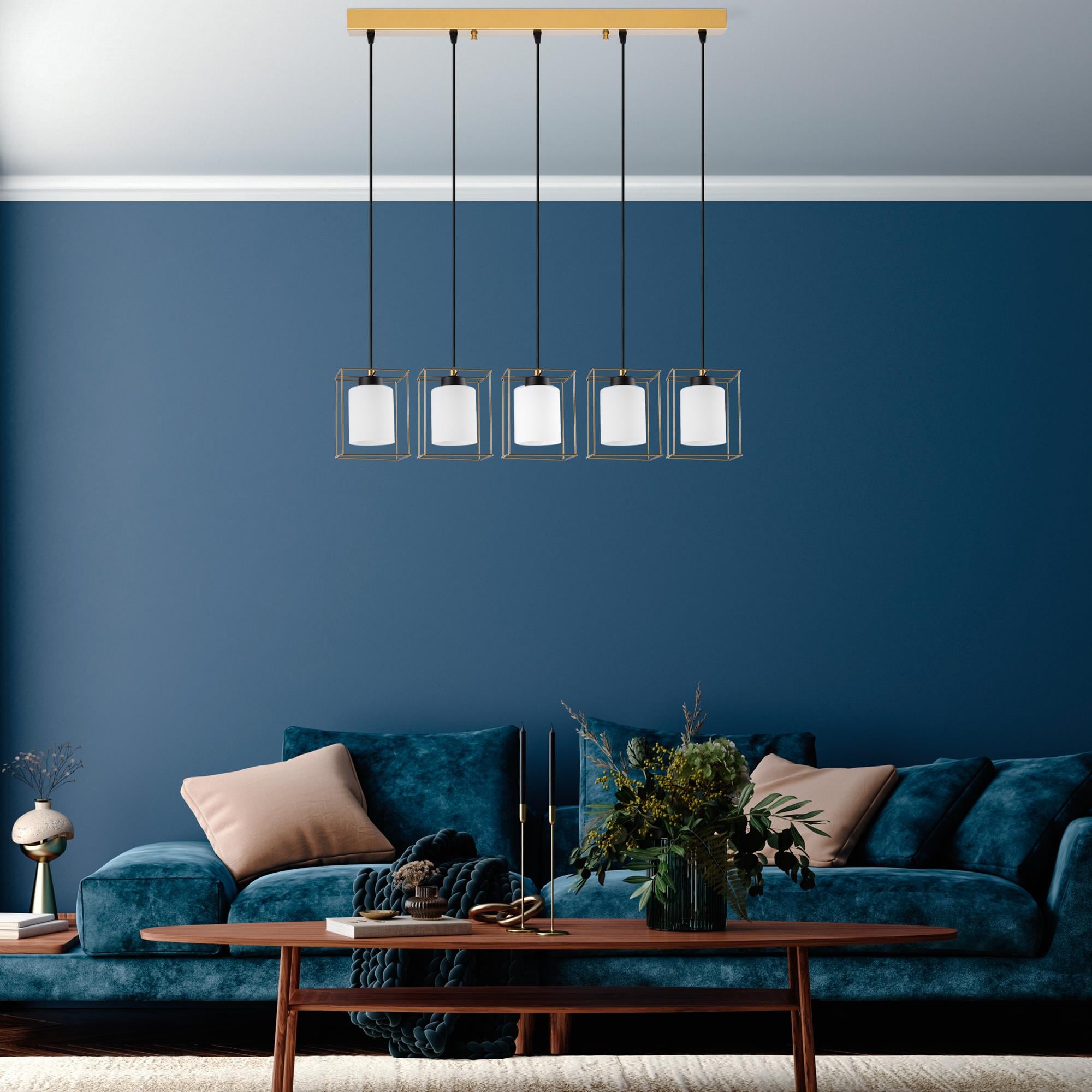 SWANK-702-10, CAMLI 5'Lİ SIRALI  SARKIT
