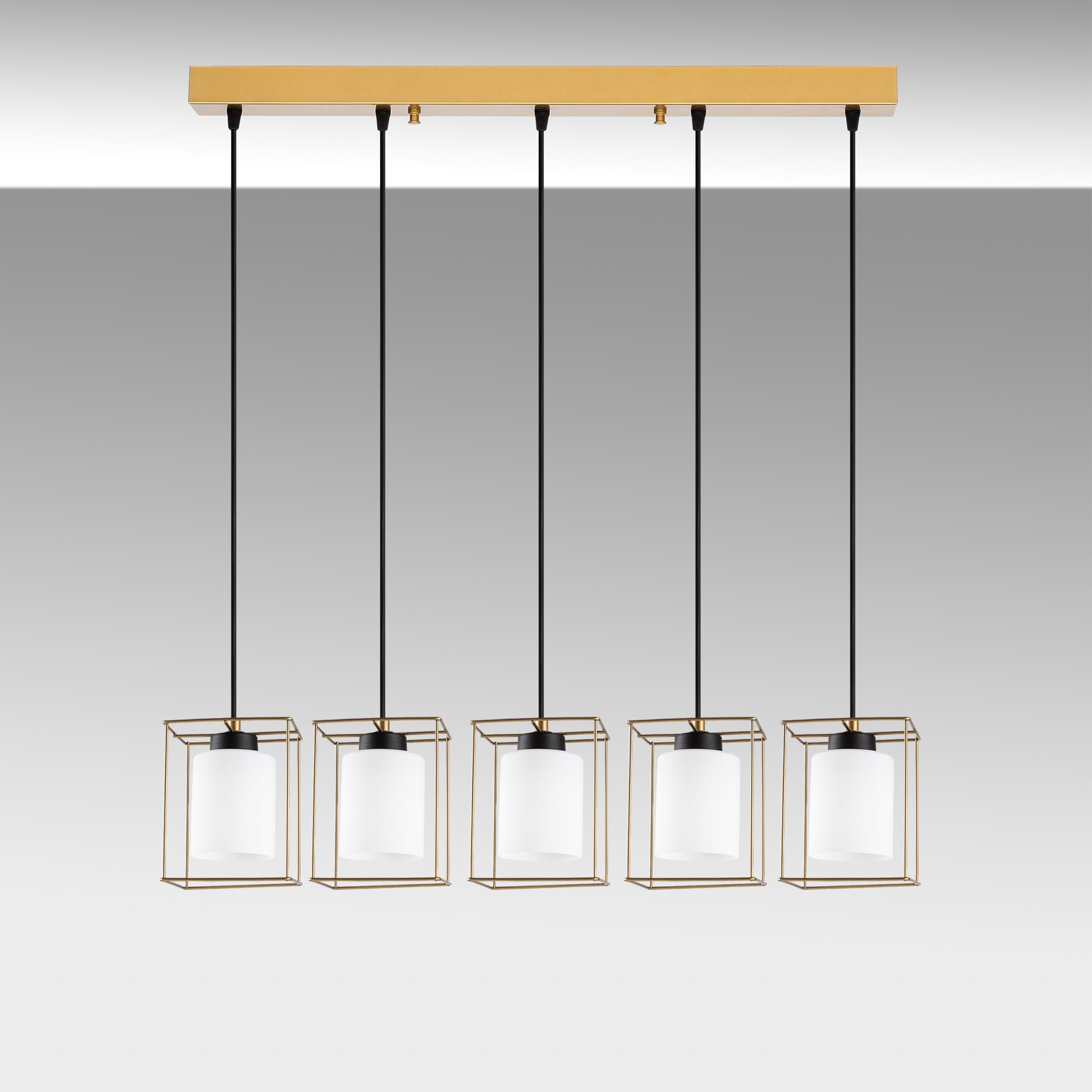 SWANK-702-10, CAMLI 5'Lİ SIRALI  SARKIT