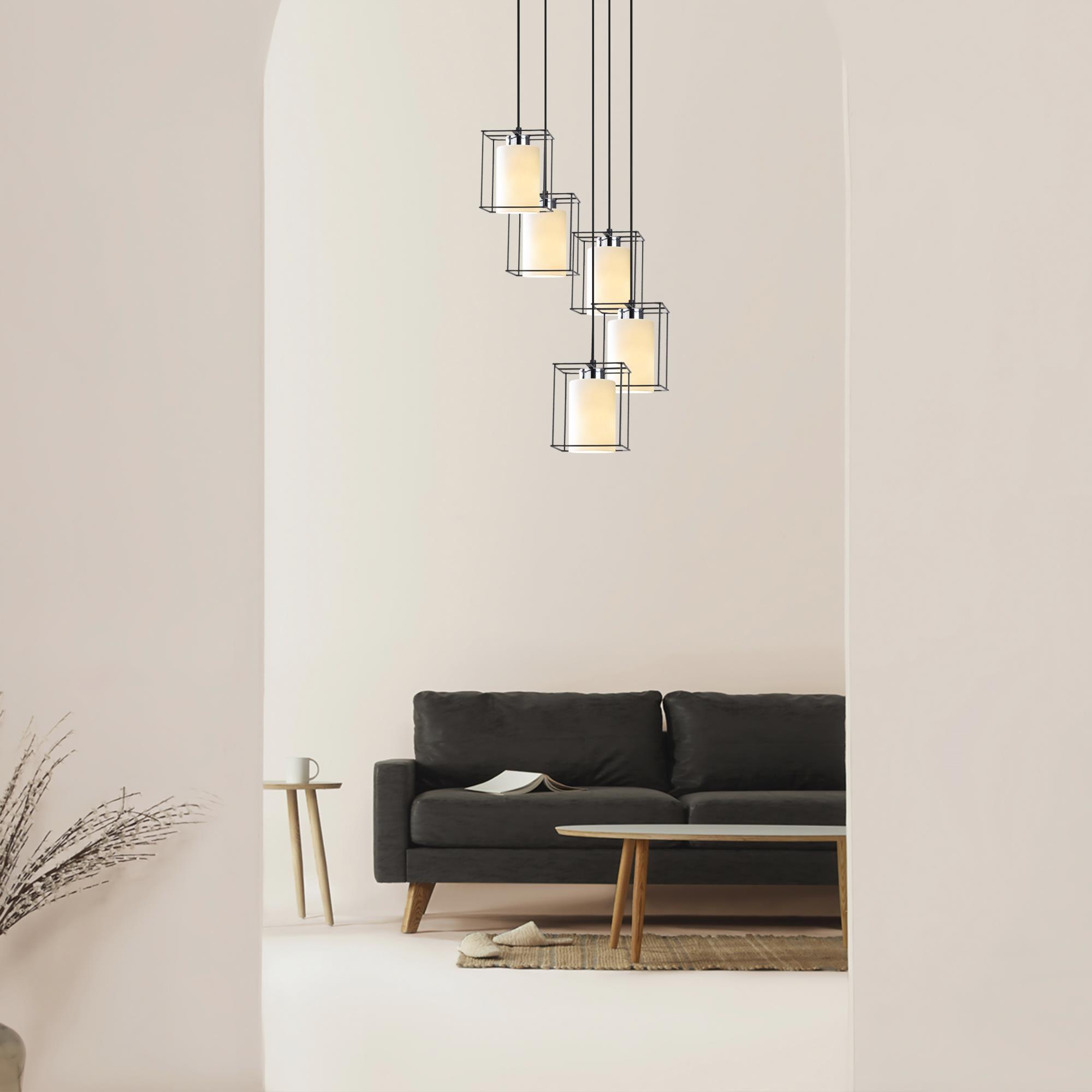 SWANK-702-4, CAMLI 5'Lİ TEPSİ SARKIT