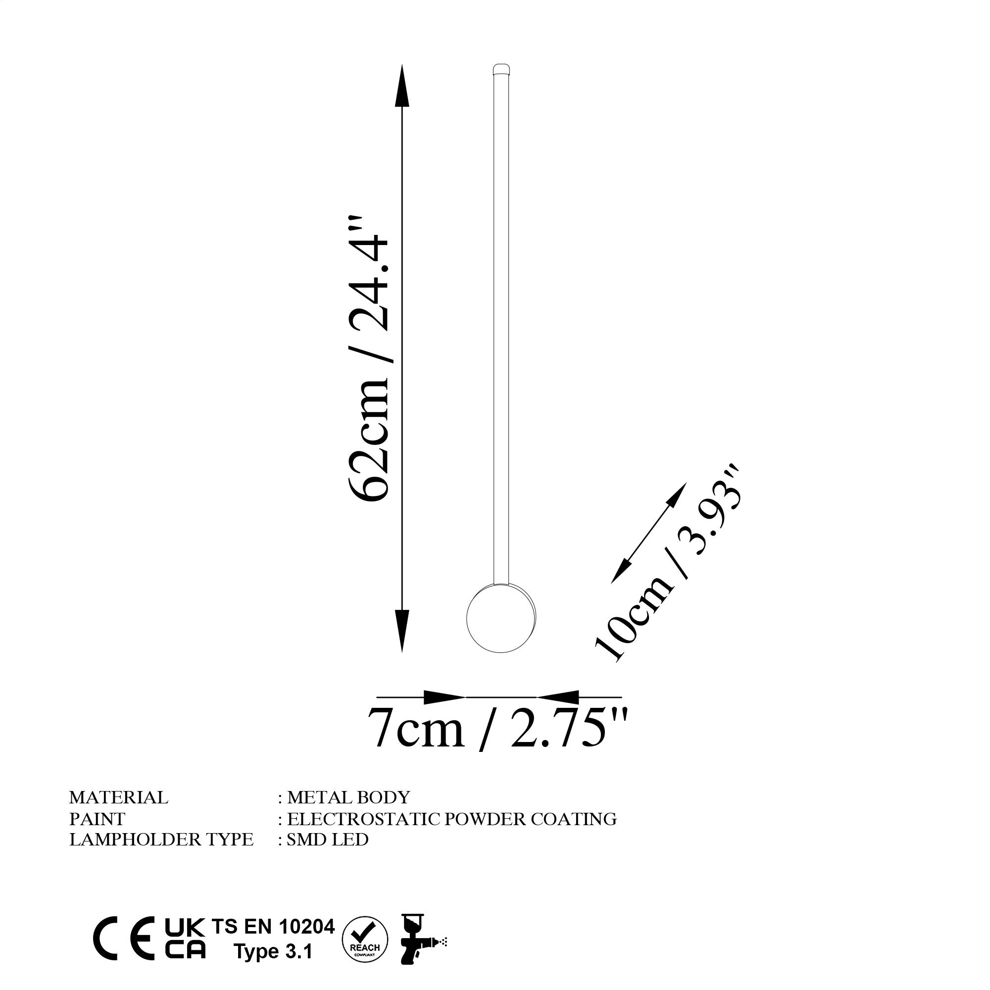 SWORD-13481, LED'Lİ APLİK