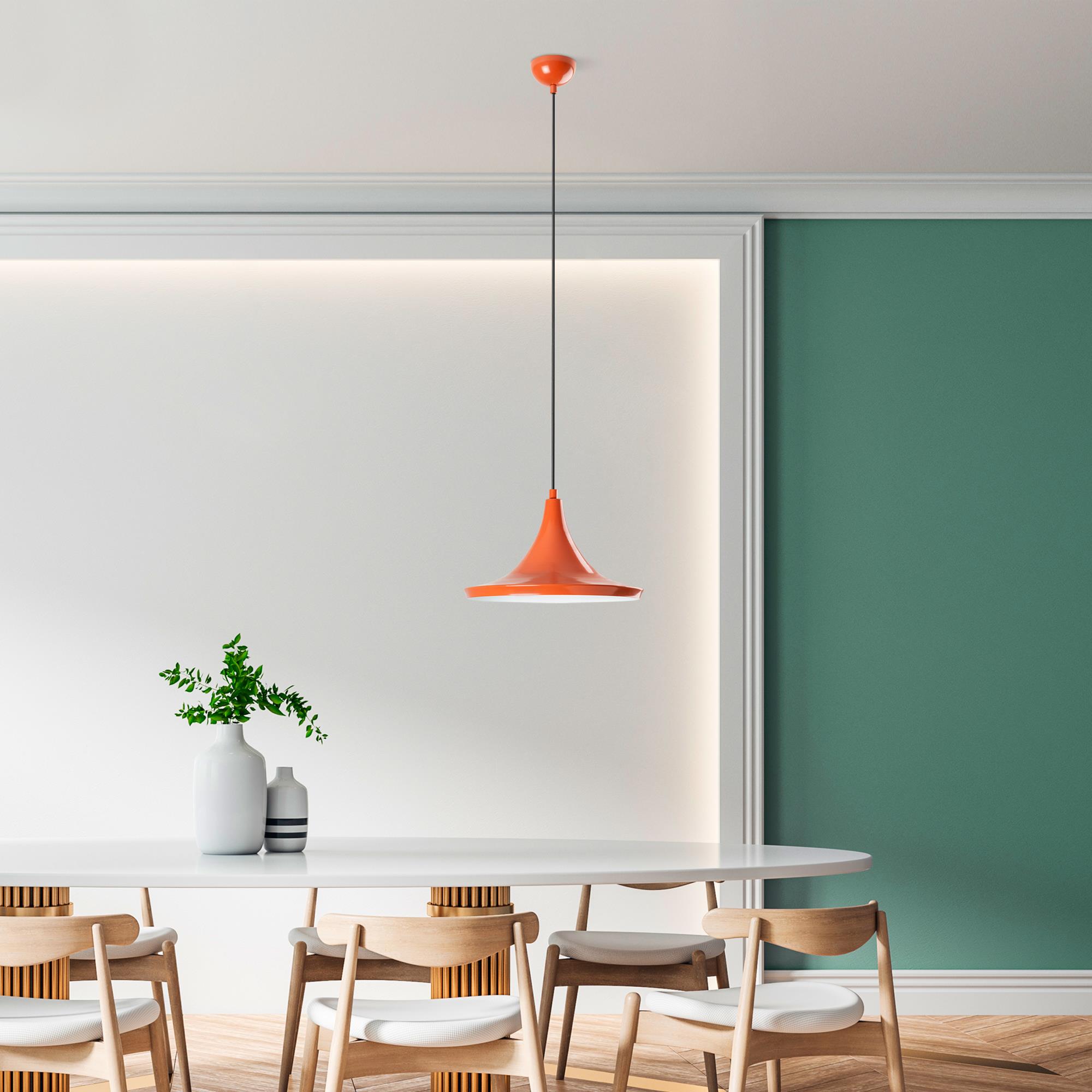 TOM-3531-ORANGE, METAL SIVAMA TEKLİ SARKIT