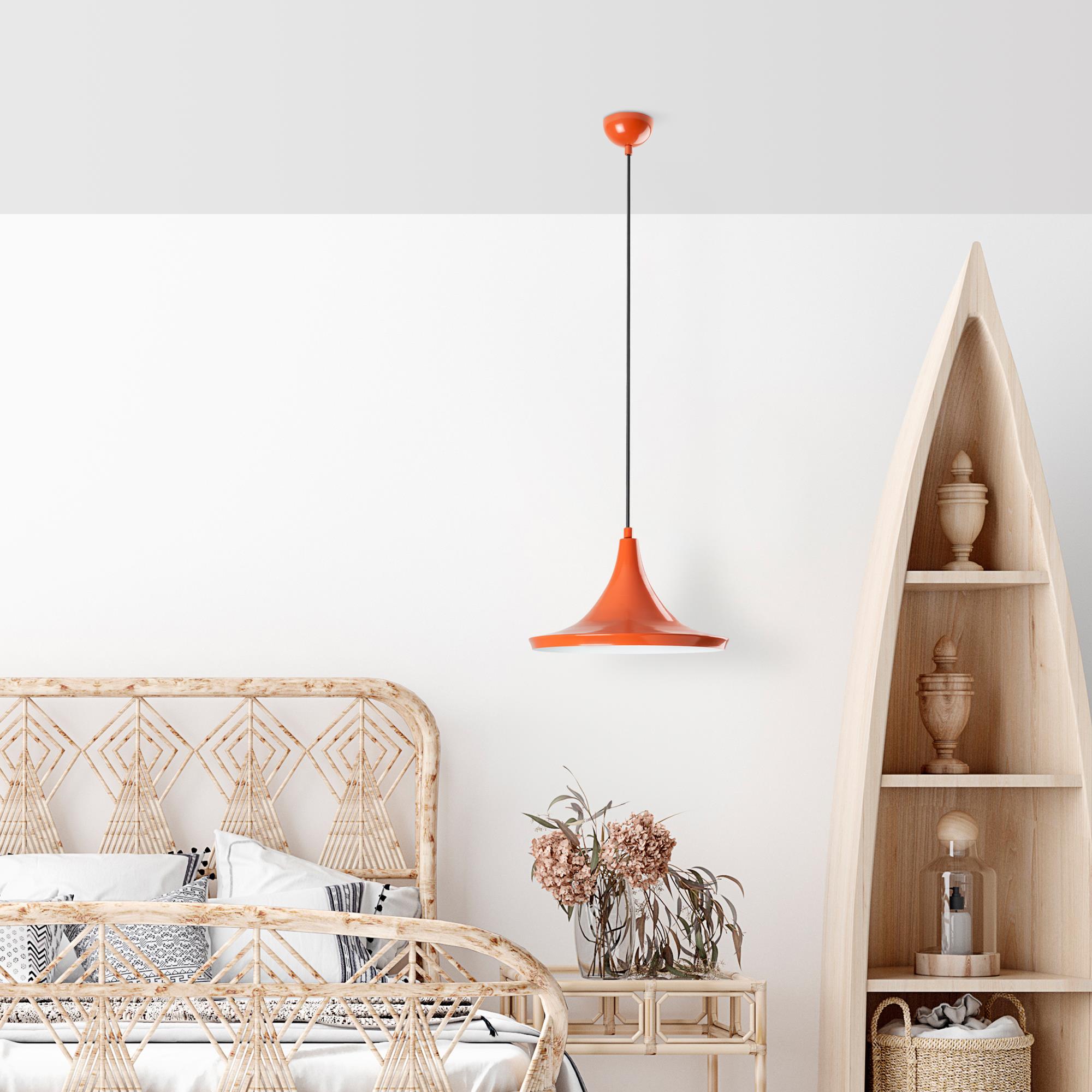 TOM-3531-ORANGE, METAL SIVAMA TEKLİ SARKIT
