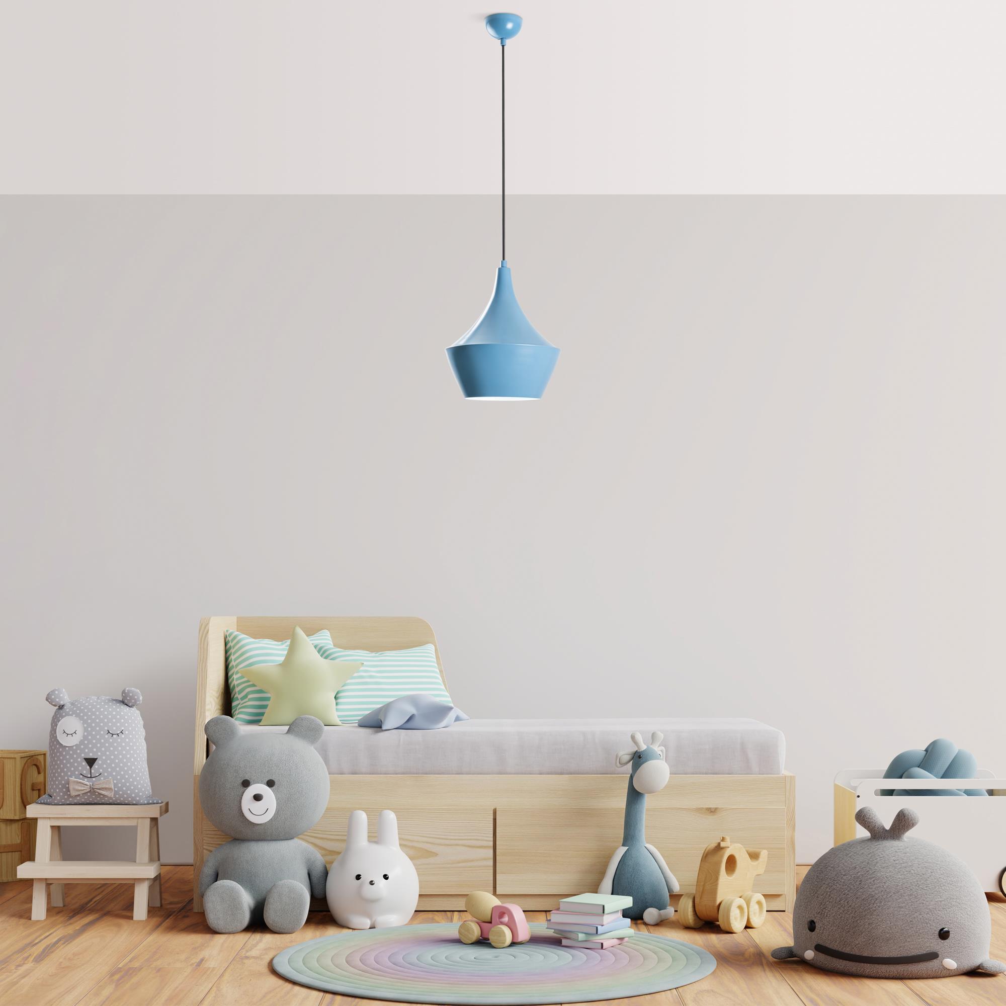 TOM-3551-LIGHTBLUE, METAL SIVAMA TEKLİ SARKIT