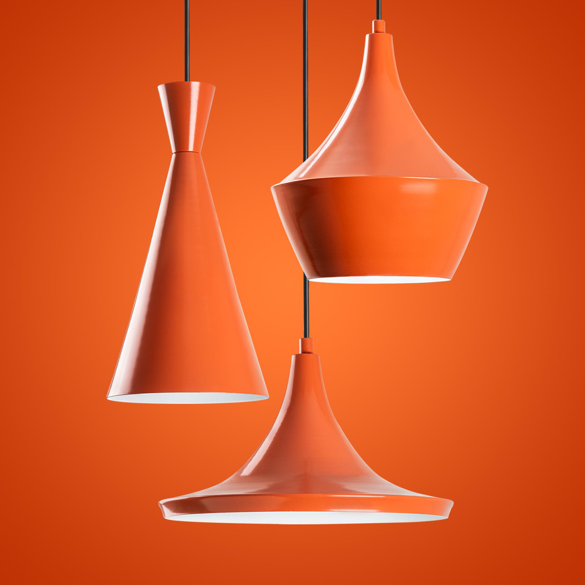 TOM-3556-ORANGE, METAL SIVAMA 3'LÜ TEPSİ SARKIT