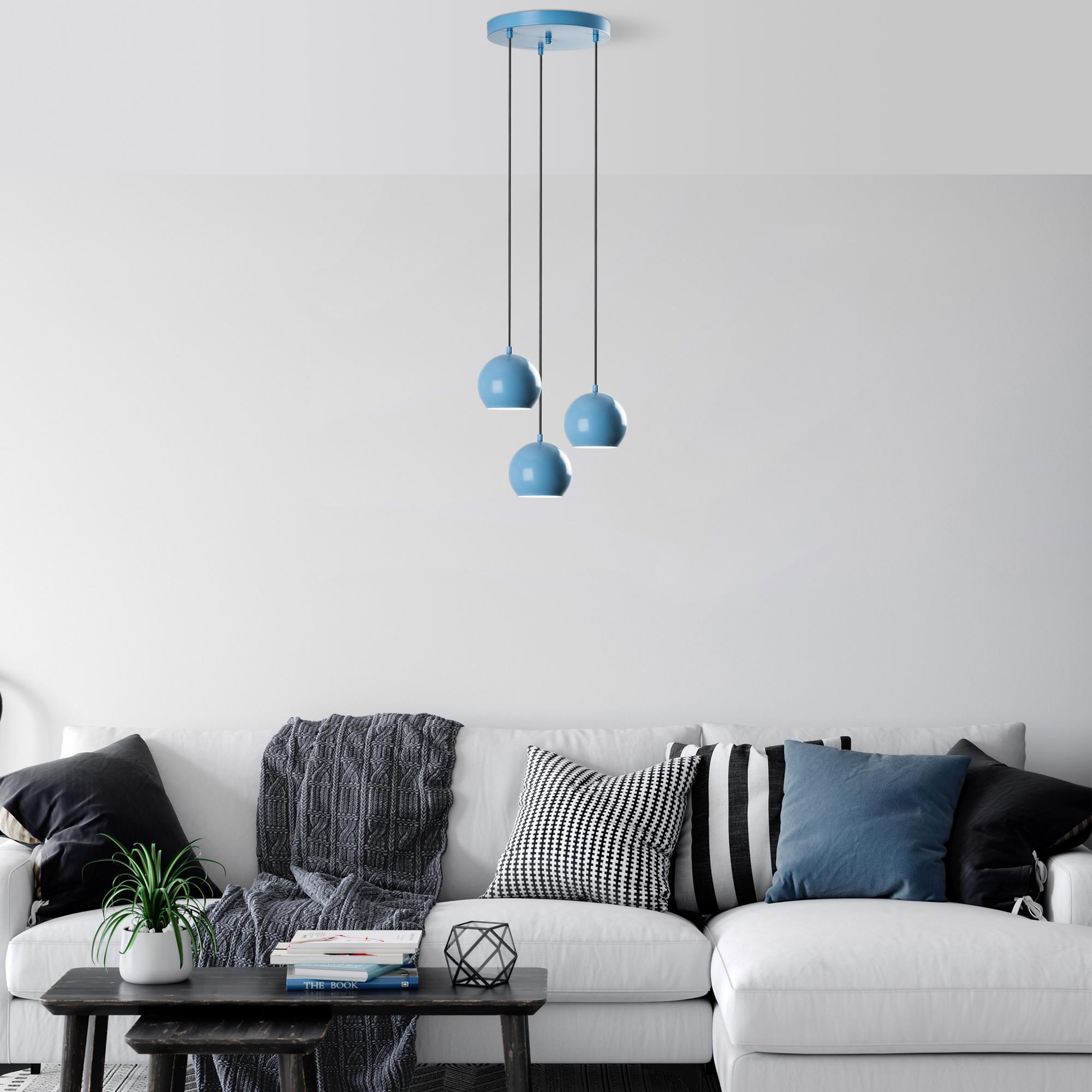 TOP-15-241-1-LIGHTBLUE, METAL SIVAMA 3'LÜ TEPSİ SARKIT