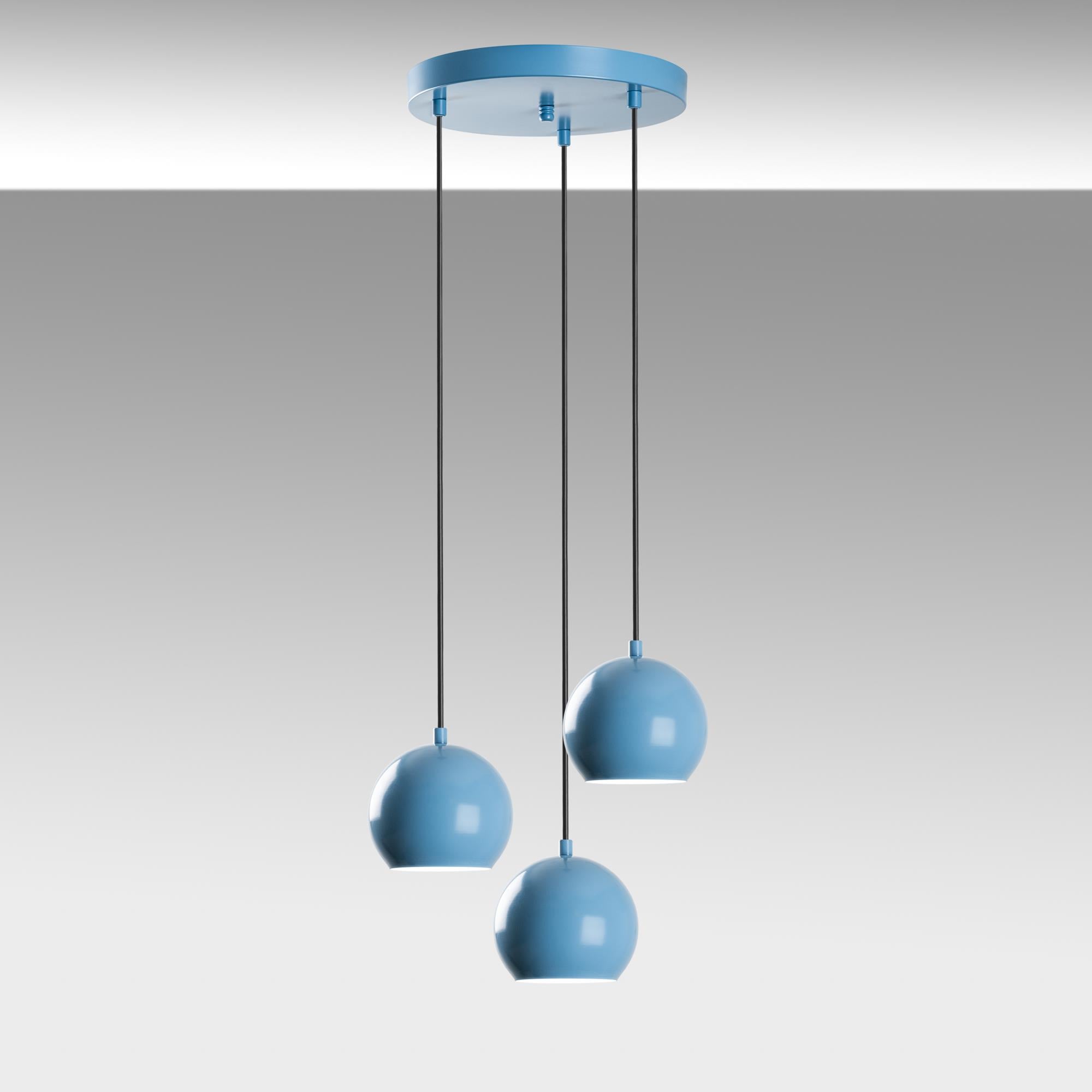 TOP-15-241-1-LIGHTBLUE, METAL SIVAMA 3'LÜ TEPSİ SARKIT