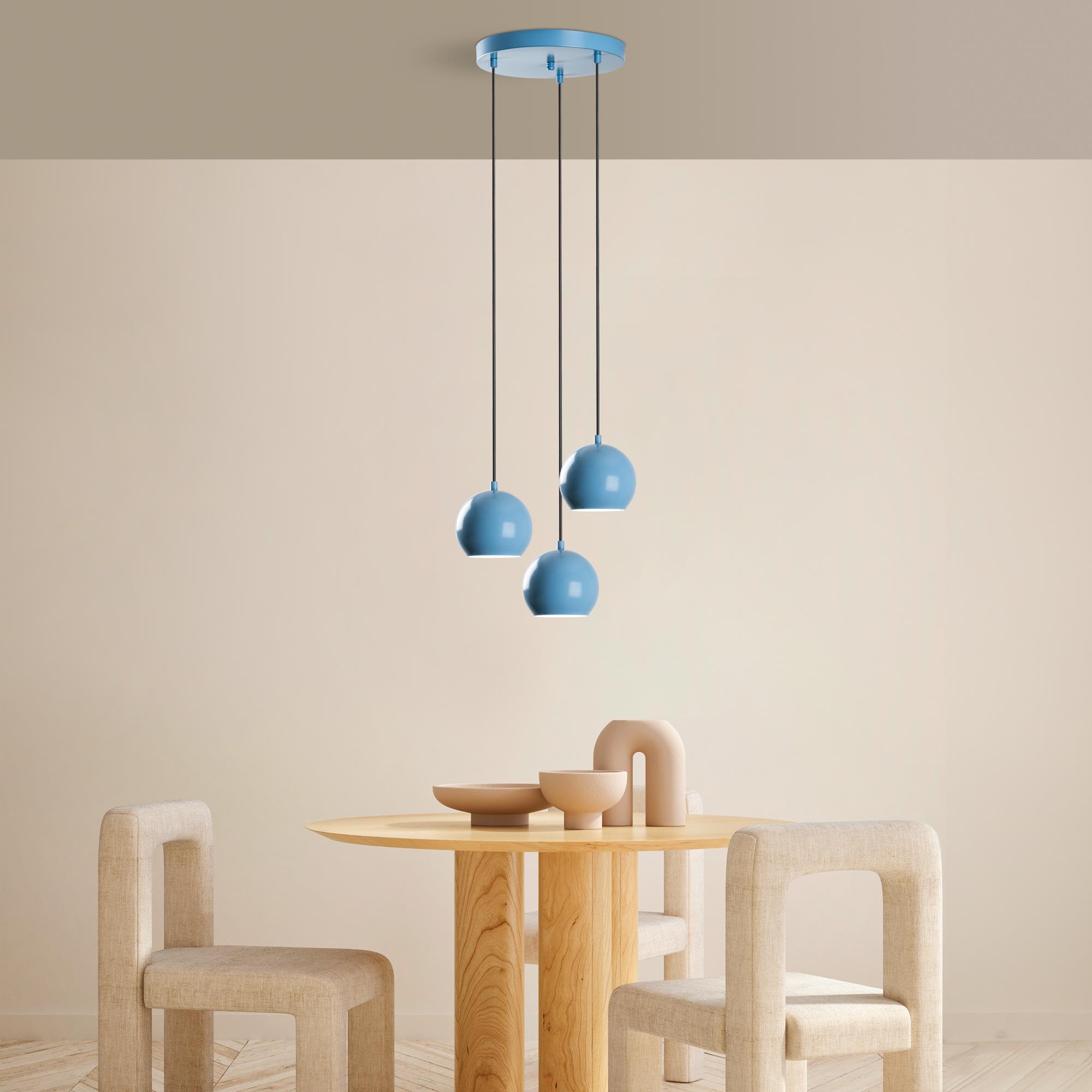 TOP-15-241-1-LIGHTBLUE, METAL SIVAMA 3'LÜ TEPSİ SARKIT