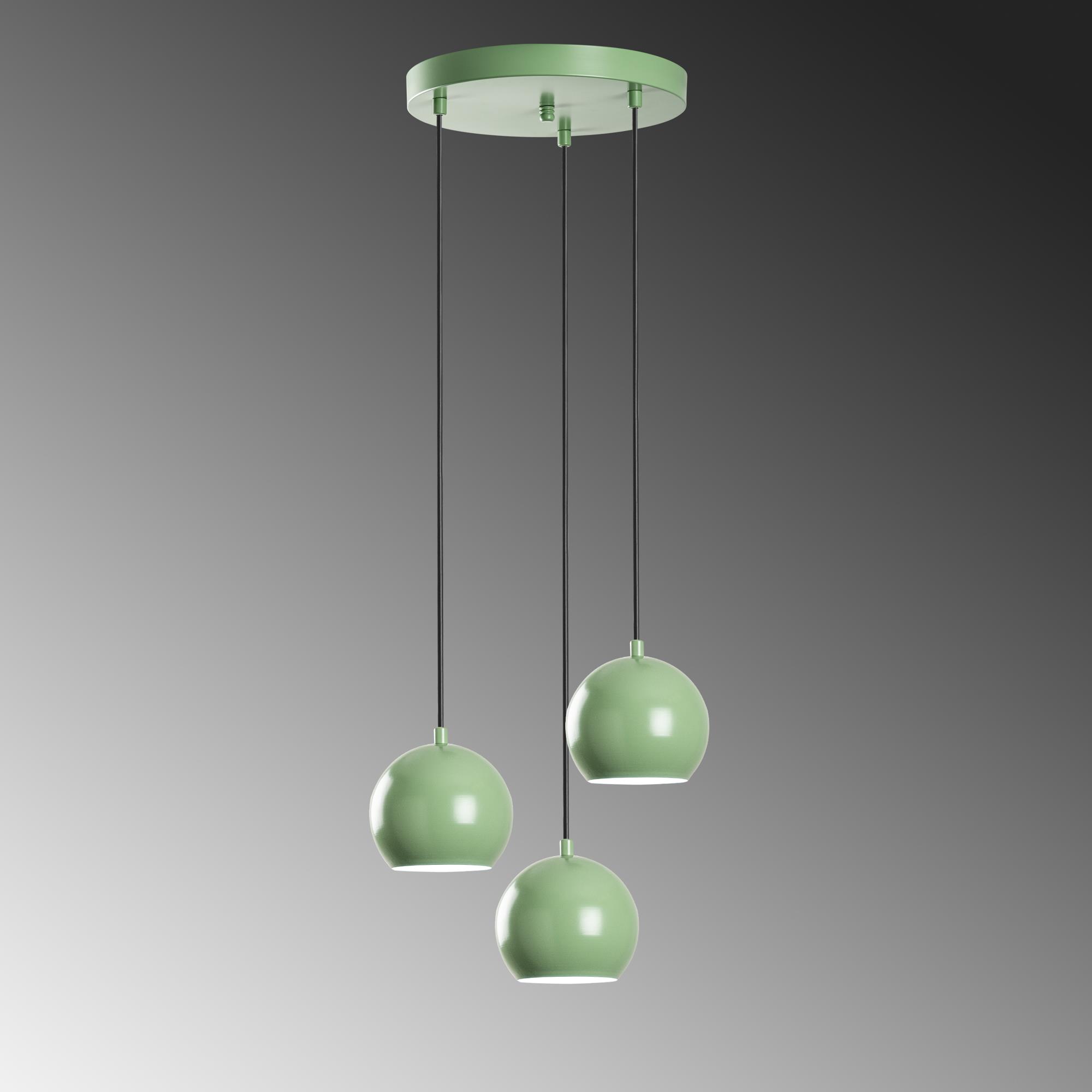 TOP-15-241-1-MINTGREEN, METAL SIVAMA 3'LÜ TEPSİ SARKIT