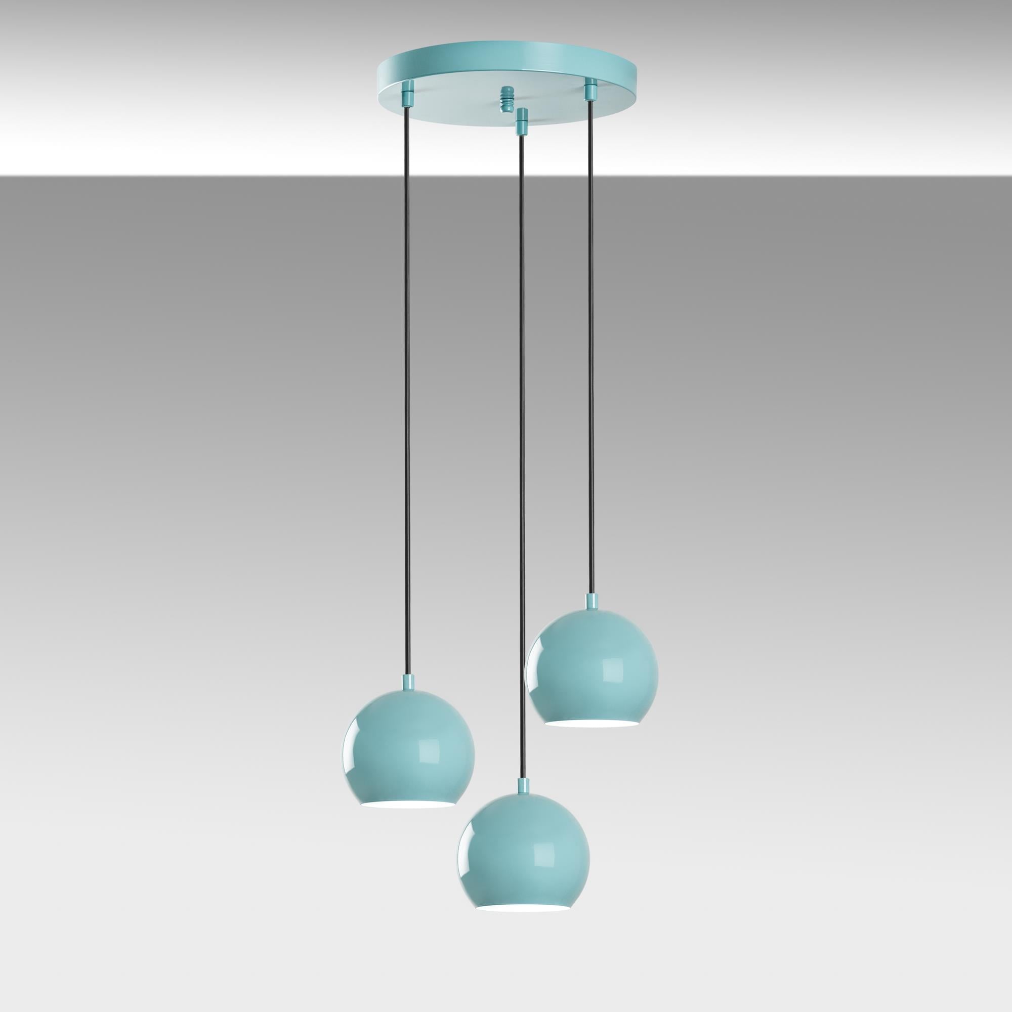 TOP-15-241-1-TURQUOISE, METAL SIVAMA 3'LÜ TEPSİ SARKIT