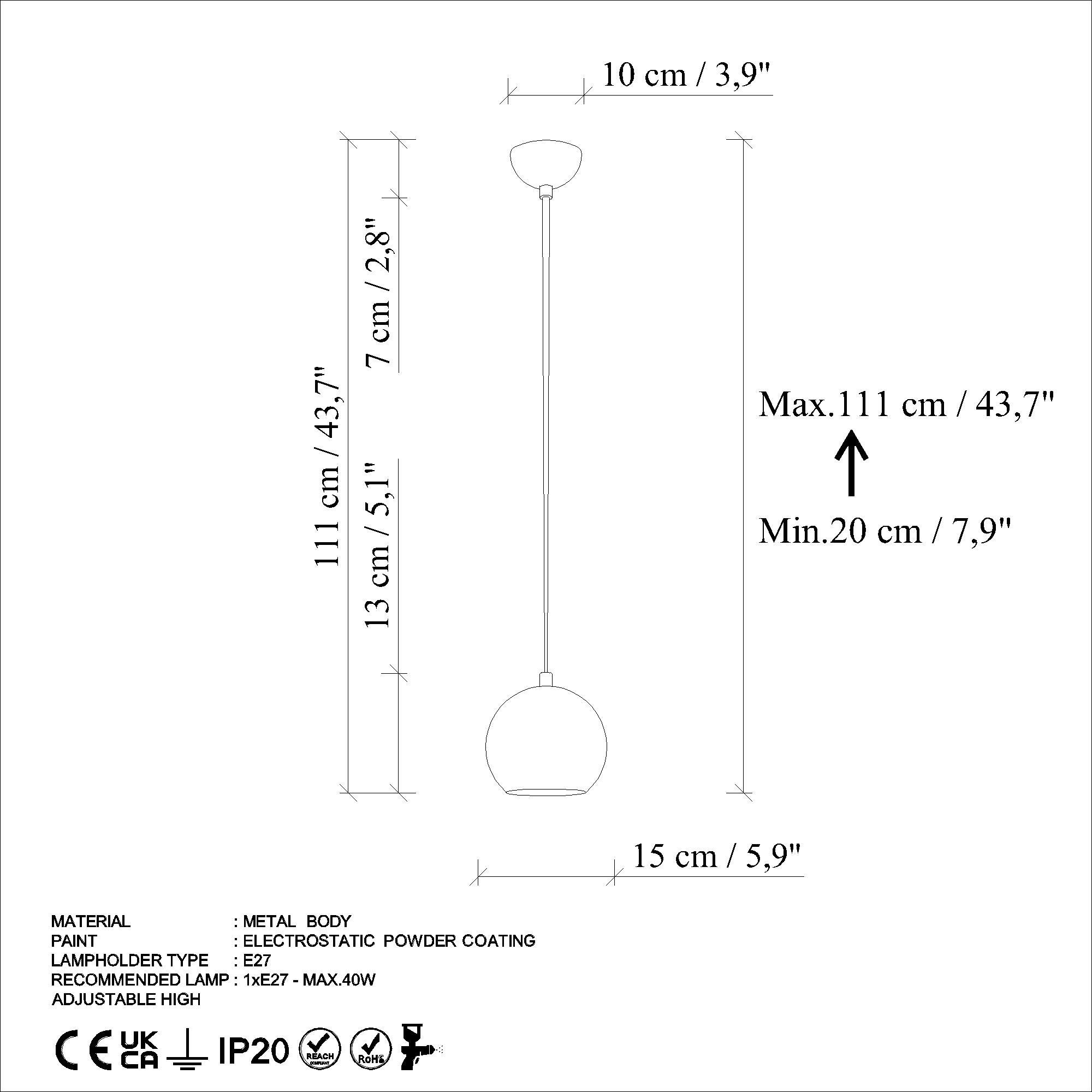 TOP-15-242-LIGHTBLUE, METAL SIVAMA TEKLİ SARKIT